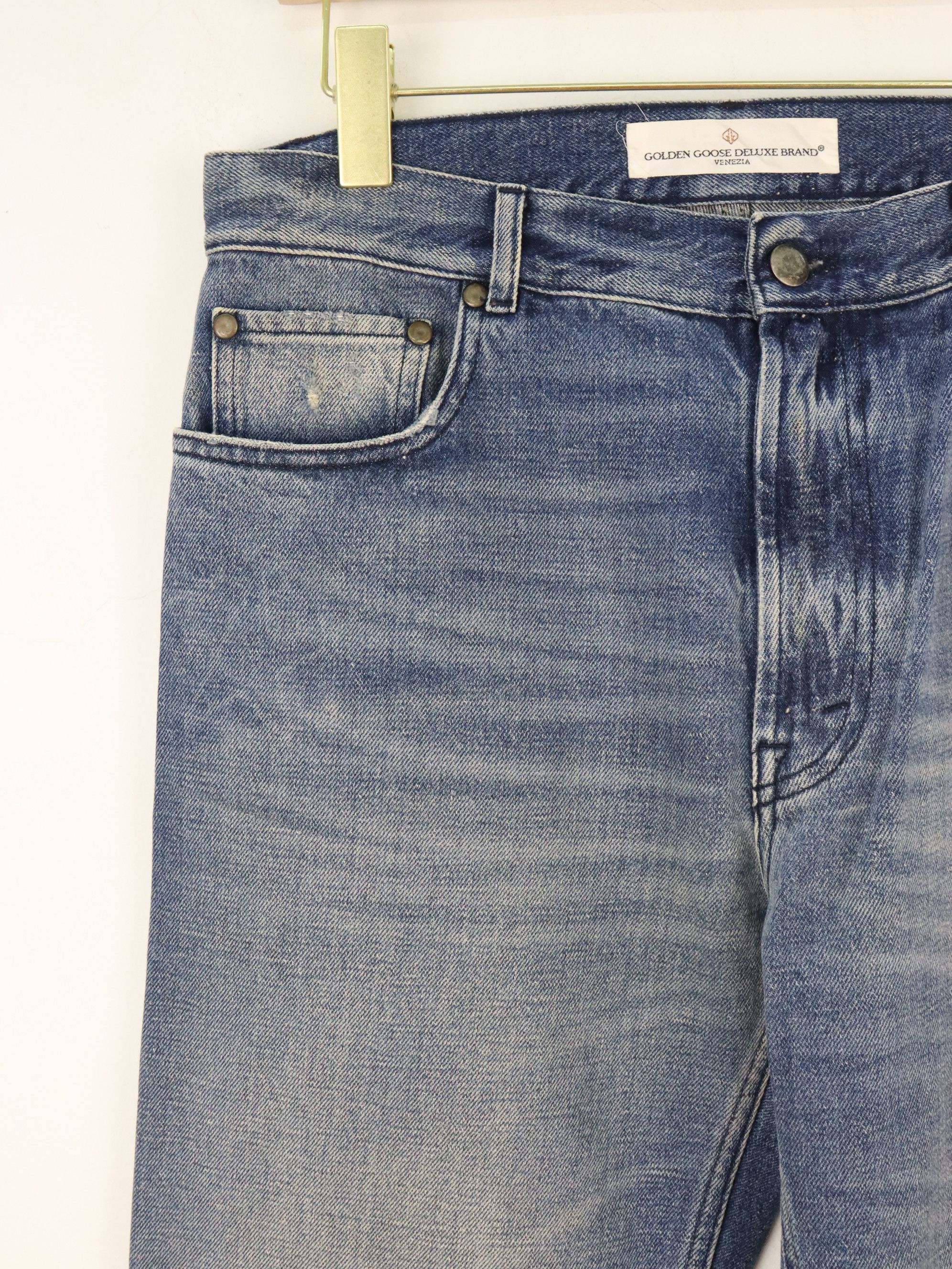 Golden Goose NWT GOLDEN GOOSE DB / WIDE DENIM JEAN PANT Size US 32 / EU 48 - 5 Thumbnail