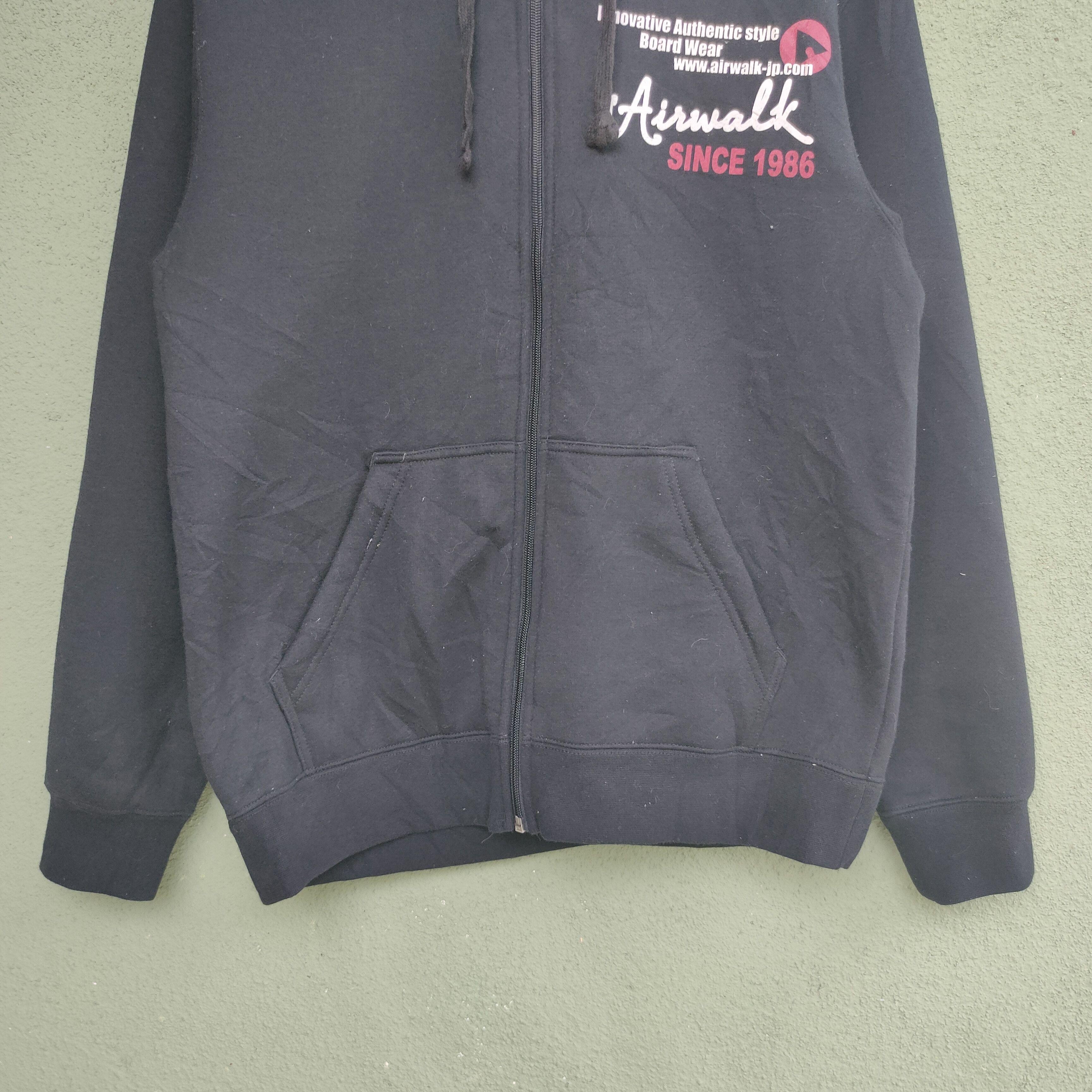 Airwalk Vtg Airwalk Sherpa Fleece Inside Zipper Ups Hoodie Sweater Size US M / EU 48-50 / 2 - 4 Thumbnail