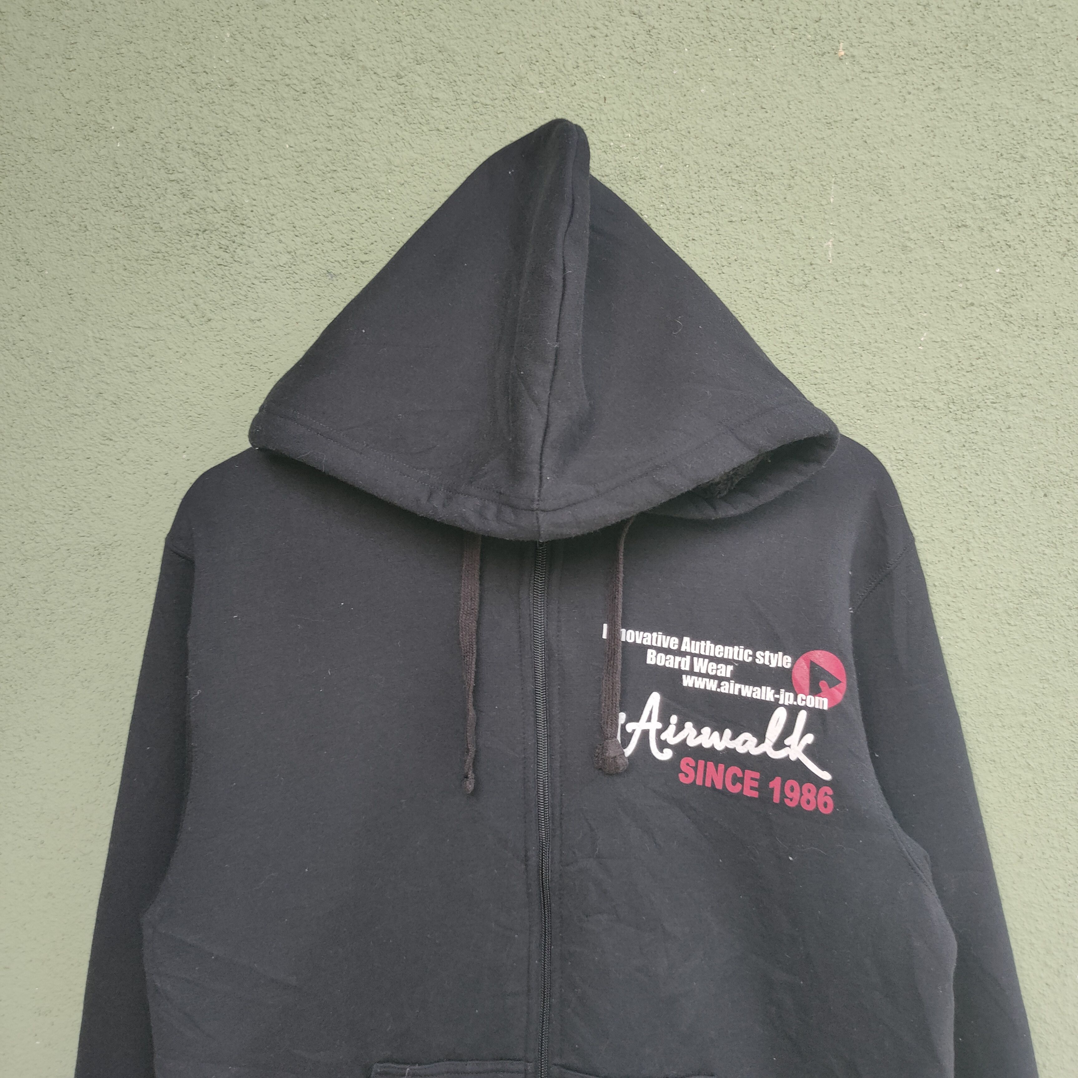 Airwalk Vtg Airwalk Sherpa Fleece Inside Zipper Ups Hoodie Sweater Size US M / EU 48-50 / 2 - 5 Thumbnail