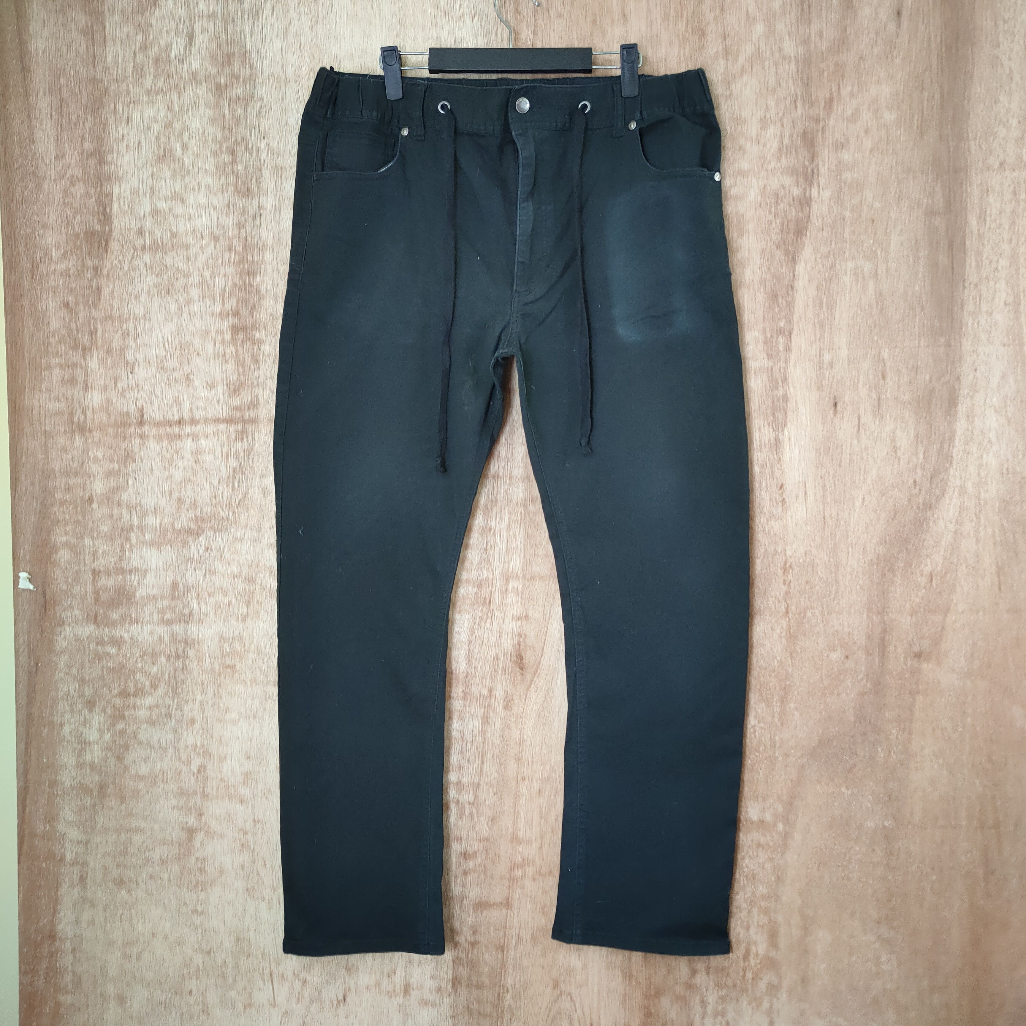 Japanese Brand GOWTH BY GRAIL BLACK PANTS Size US 38 / EU 54 - 1 Thumbnail