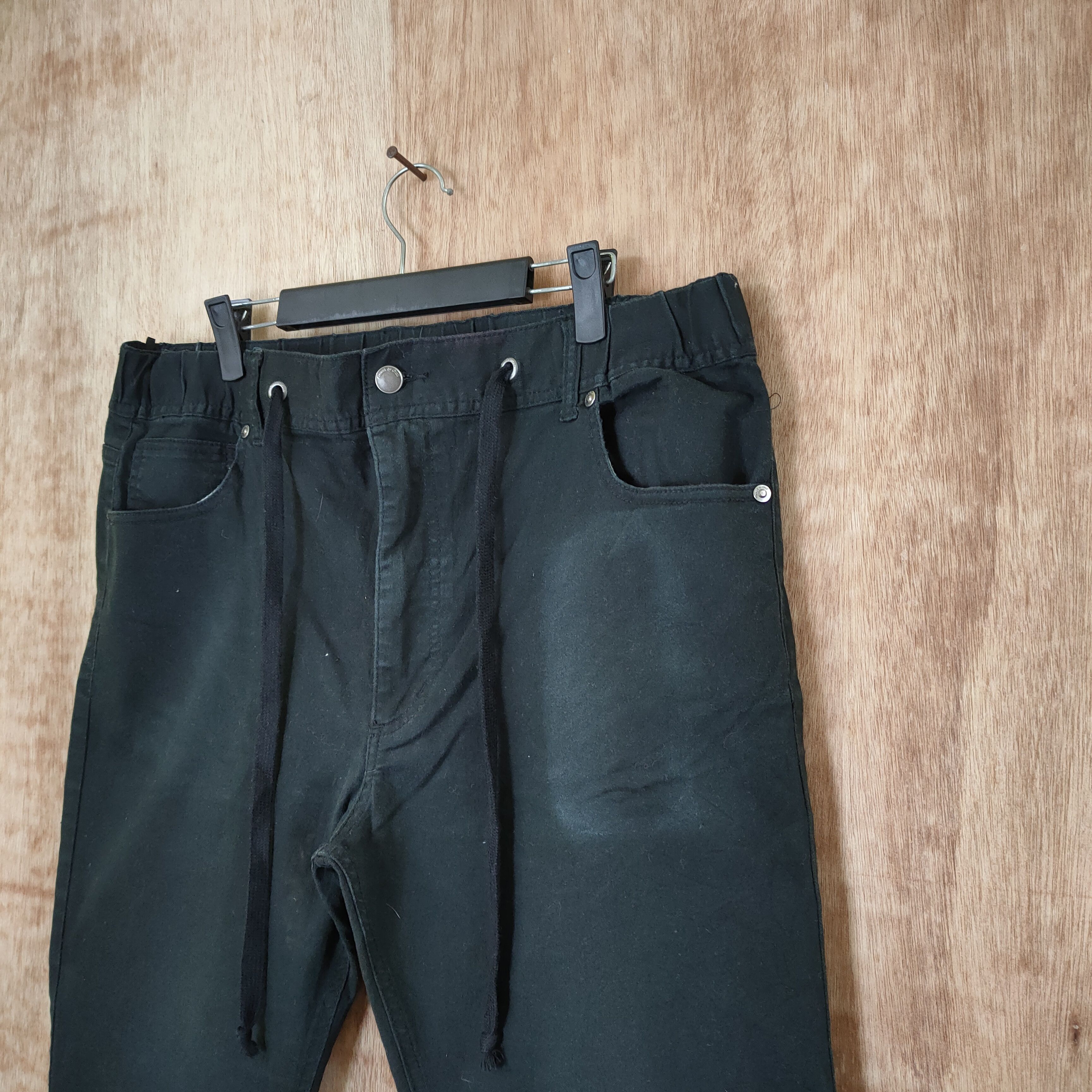 Japanese Brand GOWTH BY GRAIL BLACK PANTS Size US 38 / EU 54 - 3 Thumbnail