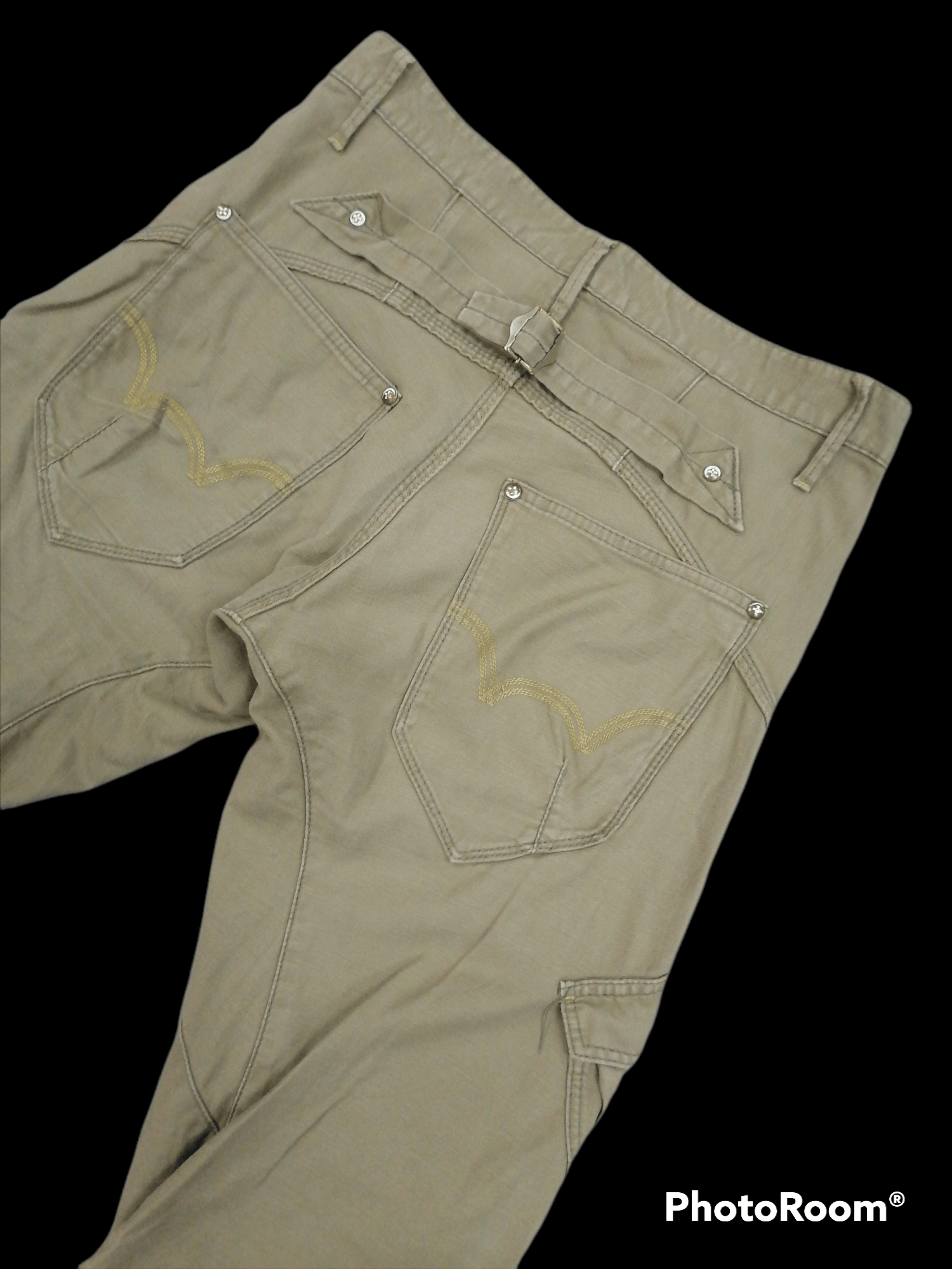 Other Hot🔥Edwin Multipocket Cargo Olive Green Pants Size US 31 - 7 Thumbnail