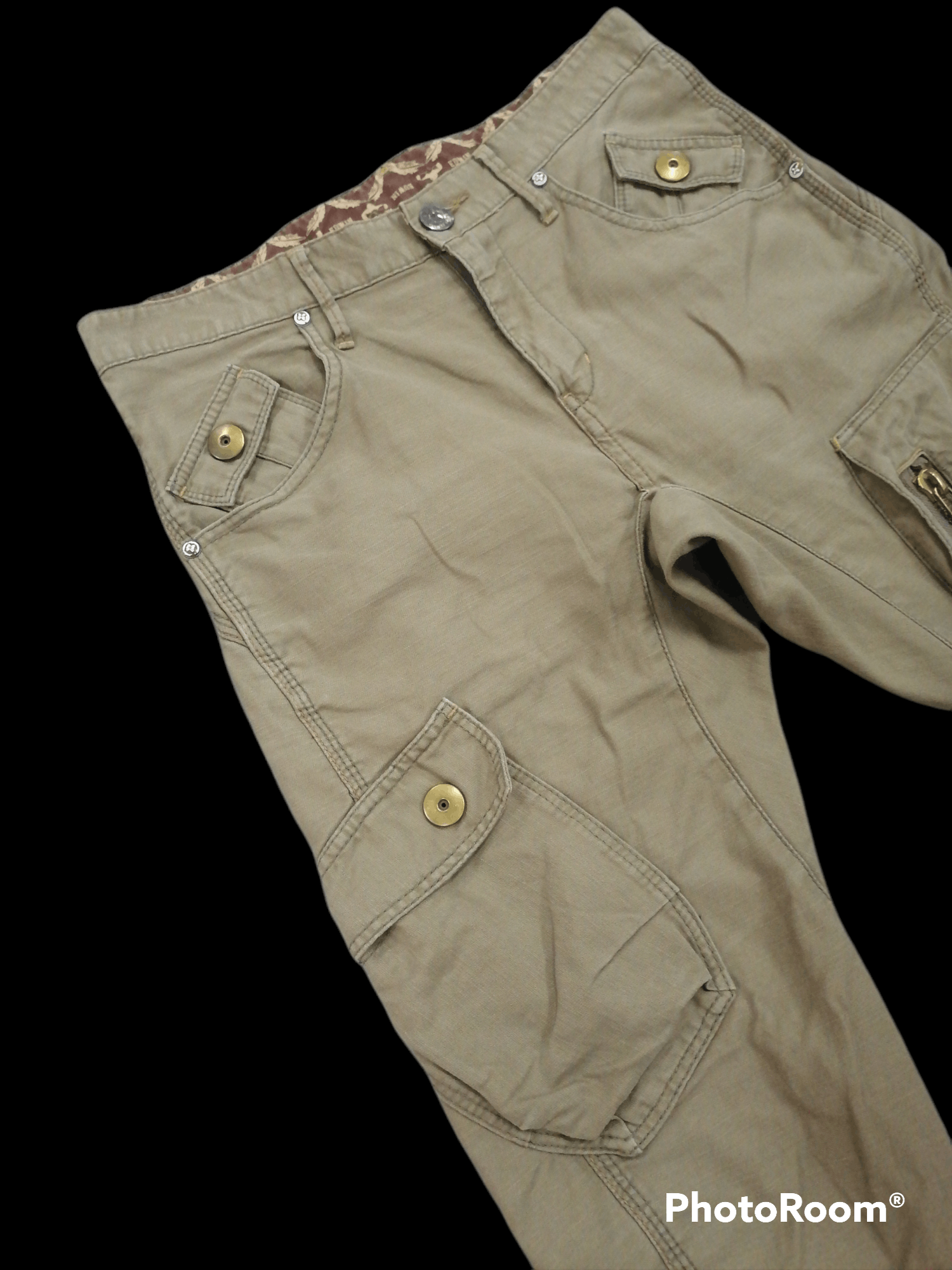 Other Hot🔥Edwin Multipocket Cargo Olive Green Pants Size US 31 - 4 Thumbnail