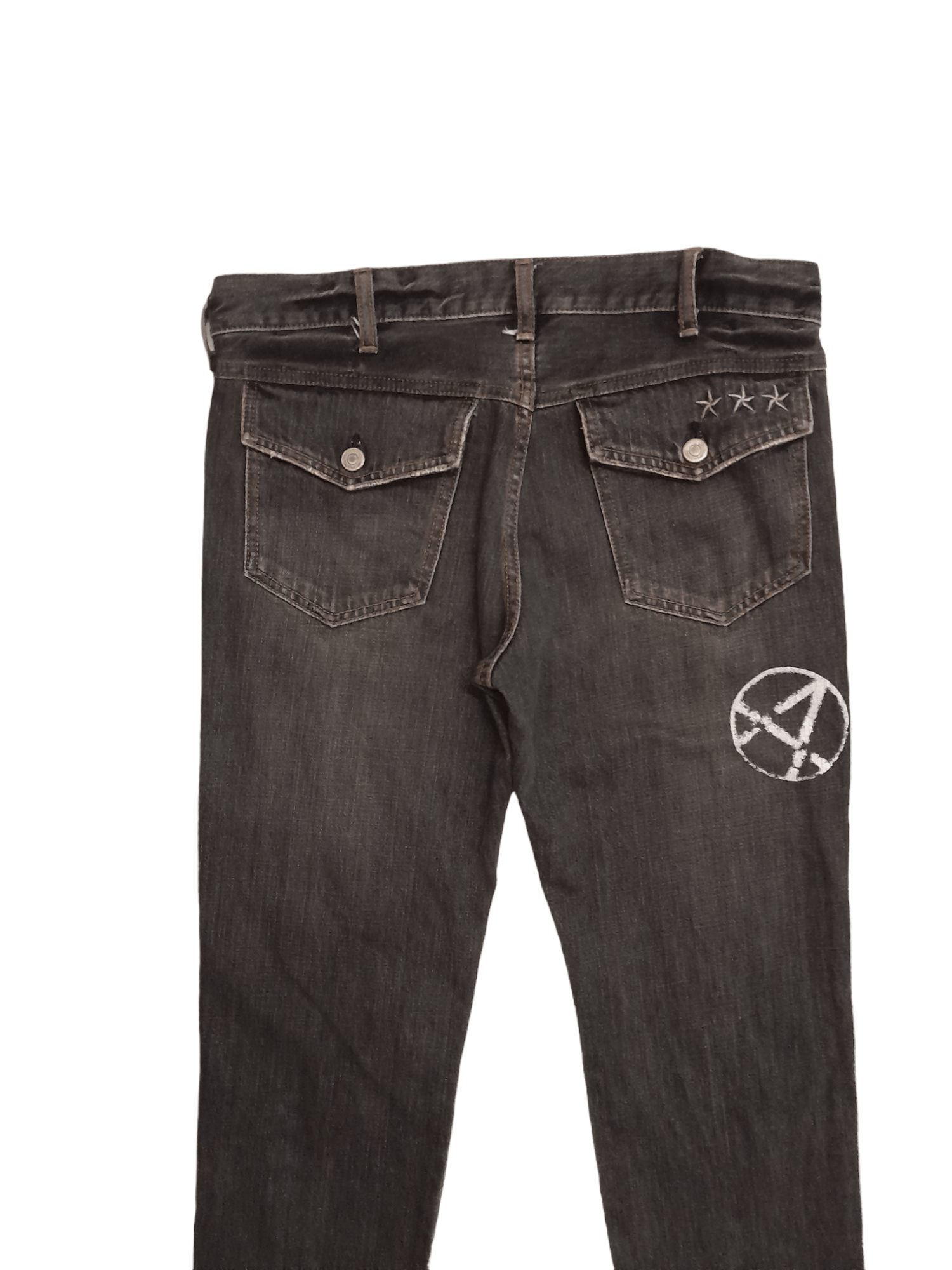 Boycott Boycott Japan Denim Distressed Punk (E882) Size US 31 - 7 Thumbnail
