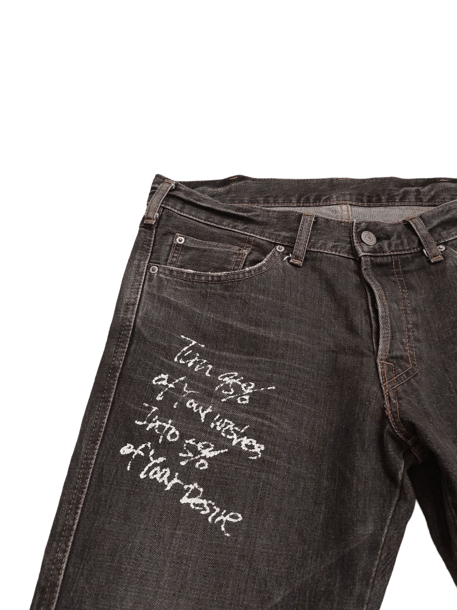 Boycott Boycott Japan Denim Distressed Punk (E882) Size US 31 - 4 Thumbnail