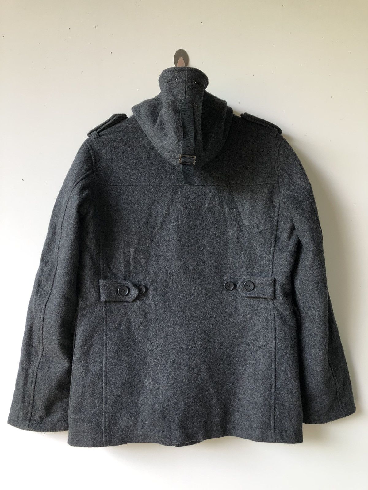 Katharine Hamnett London Katharine Hamnett coat wool style hoodies jackets Size US L / EU 52-54 / 3 - 2 Thumbnail