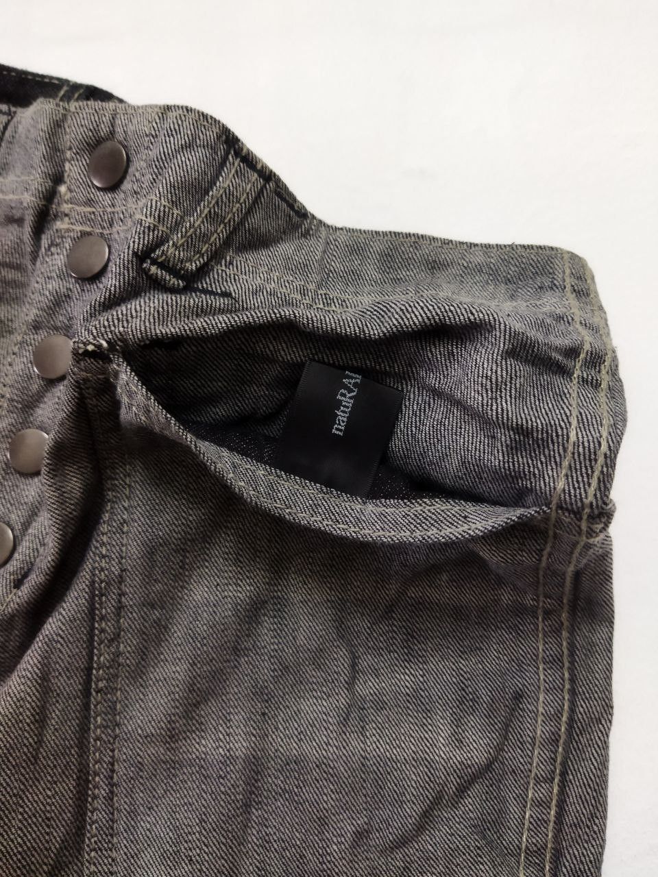 Japanese Brand NATURAL VINTAGE Artvillage High Rise Reversible Jeans Size US 30 / EU 46 - 10 Thumbnail