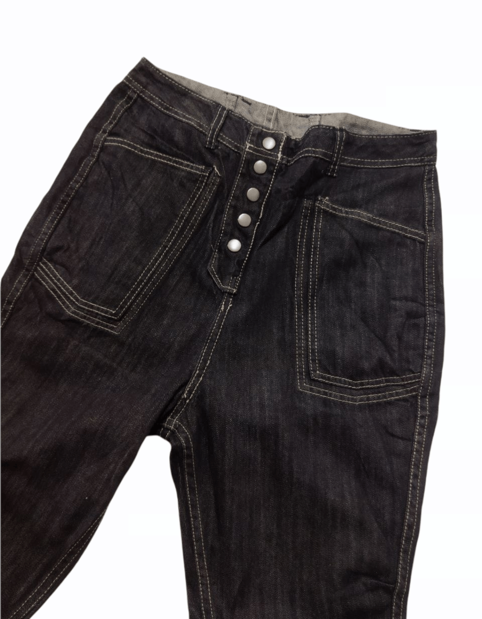 Japanese Brand NATURAL VINTAGE Artvillage High Rise Reversible Jeans Size US 30 / EU 46 - 7 Thumbnail