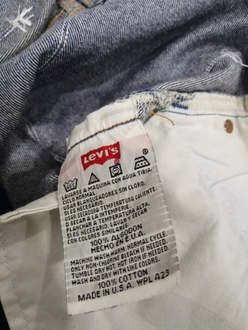 Levi's Vintage Clothing GRAIL🔥Jeans Levi's 501 Vintage 90s Art Splash Size 28" / US 6 / IT 42 - 8 Thumbnail