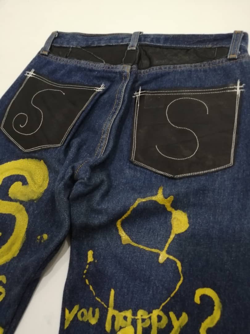 Levi's Vintage Clothing GRAIL🔥Jeans Levi's 501 Vintage 90s Art Splash Size 28" / US 6 / IT 42 - 12 Thumbnail