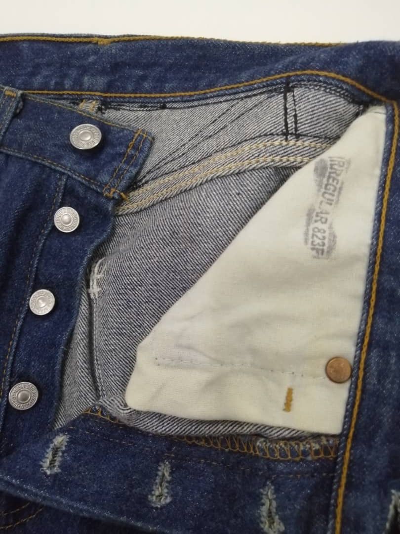 Levi's Vintage Clothing GRAIL🔥Jeans Levi's 501 Vintage 90s Art Splash Size 28" / US 6 / IT 42 - 6 Thumbnail