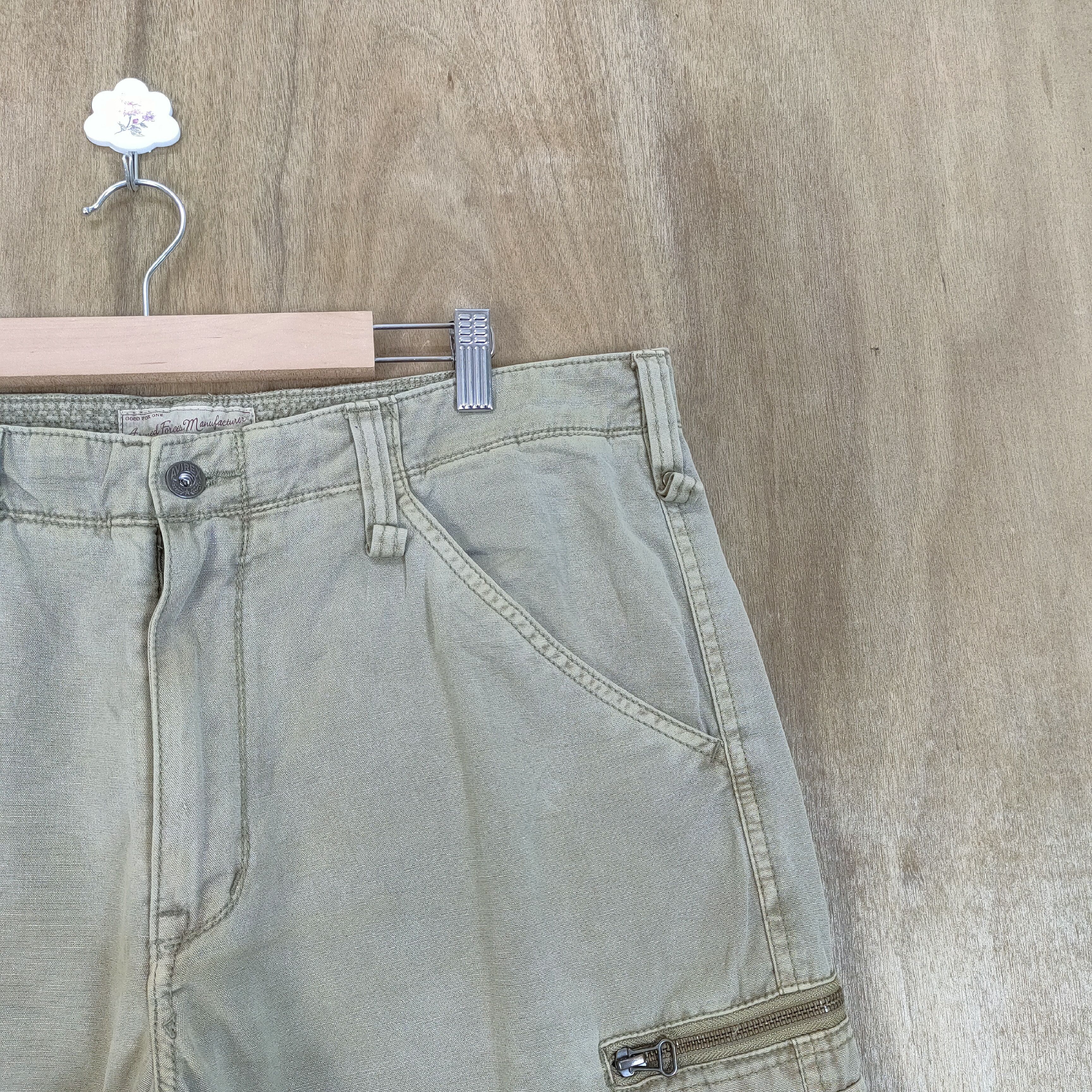 Vintage VINTAGE AVIREX FADED CARGO PANTS Size US 36 / EU 52 - 5 Thumbnail