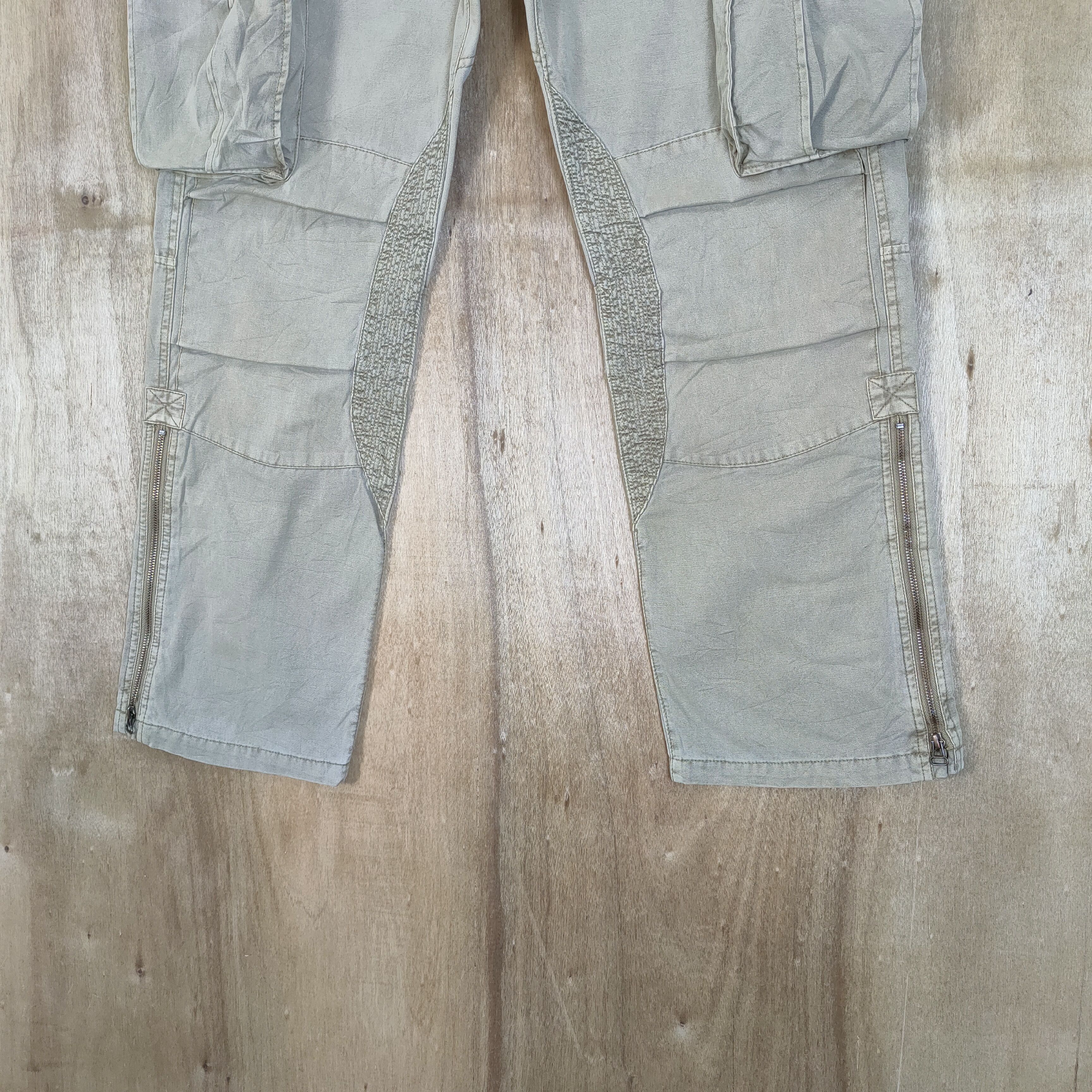 Vintage VINTAGE AVIREX FADED CARGO PANTS Size US 36 / EU 52 - 3 Thumbnail