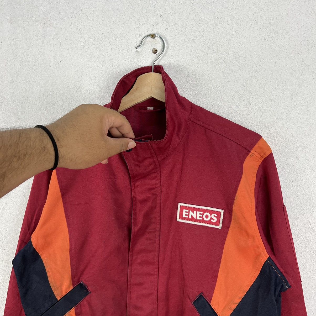 Japanese Brand VINTAGE ENEOS BOMBER JACKET WORKER WEAR Size US M / EU 48-50 / 2 - 5 Thumbnail