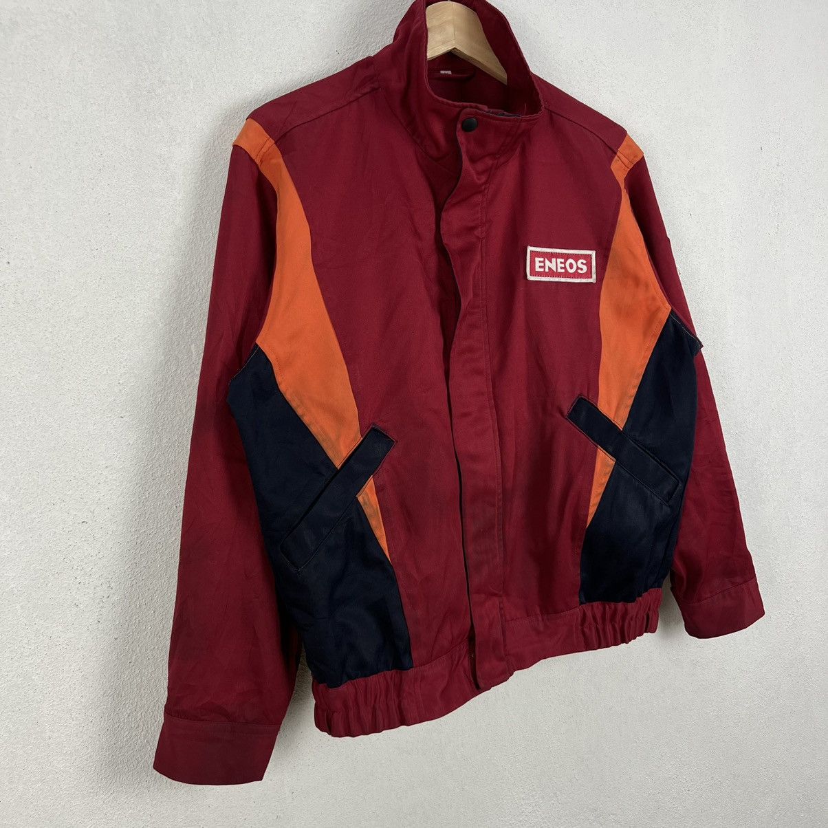 Japanese Brand VINTAGE ENEOS BOMBER JACKET WORKER WEAR Size US M / EU 48-50 / 2 - 4 Thumbnail