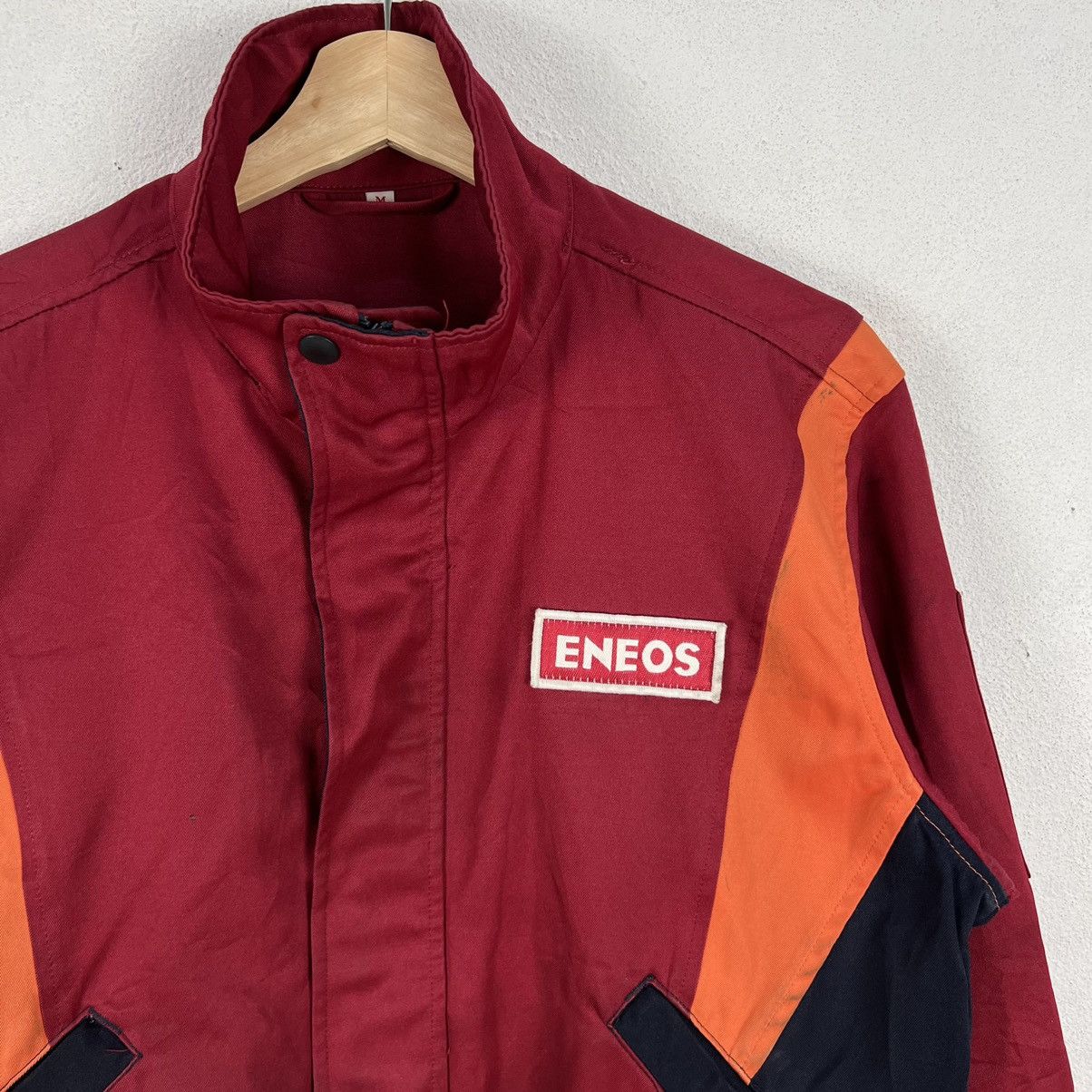 Japanese Brand VINTAGE ENEOS BOMBER JACKET WORKER WEAR Size US M / EU 48-50 / 2 - 3 Thumbnail