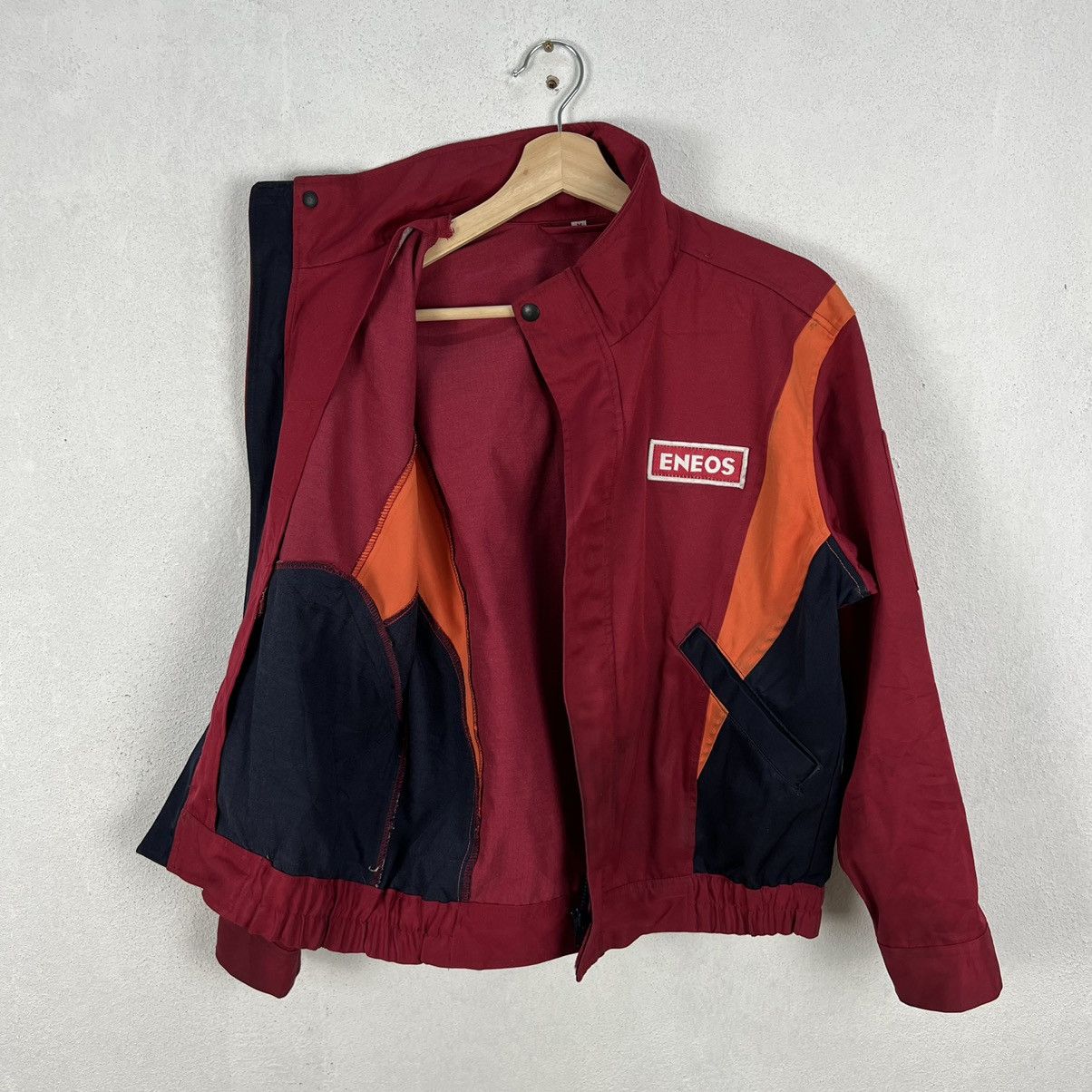 Japanese Brand VINTAGE ENEOS BOMBER JACKET WORKER WEAR Size US M / EU 48-50 / 2 - 11 Thumbnail