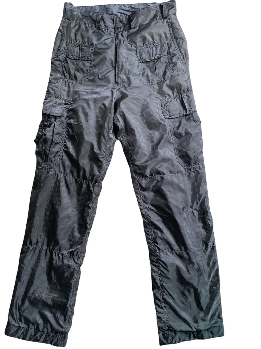 image of Final Home Nylon Cargo Pants in Grey, Men's (Size 28)