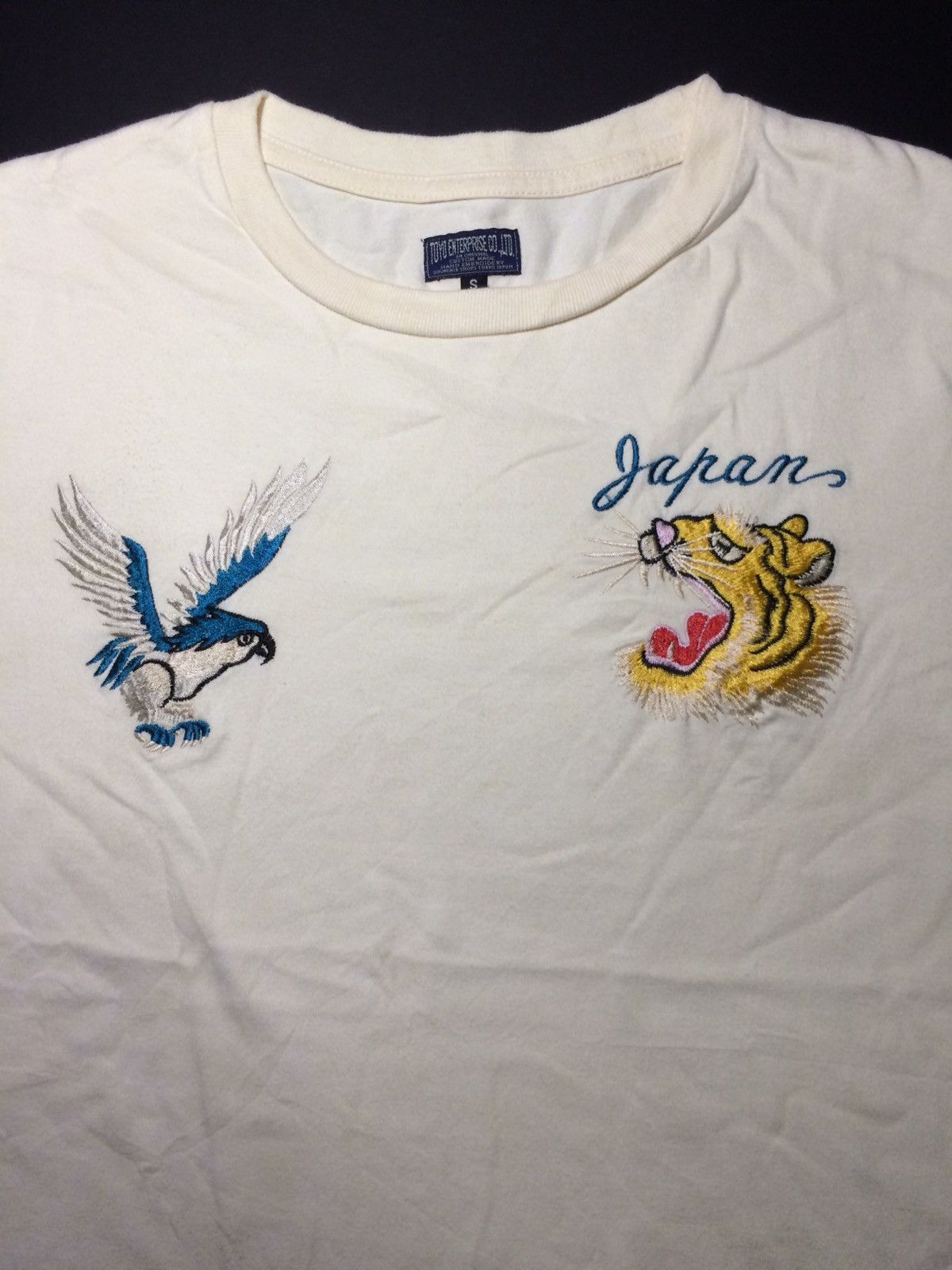 Toyo Enterprises Toyo Enterprise Embroidered Sukajan Japan Japanese Tshirt Size US S / EU 44-46 / 1 - 2 Thumbnail