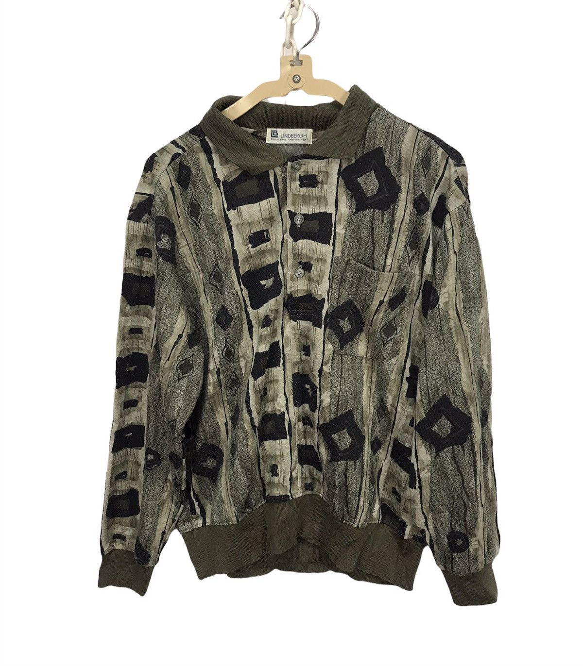 Japanese Brand × Lindbergh × Vintage Vintage Lindbergh half button sweatshirt Size US M / EU 48-50 / 2 - 1 Thumbnail