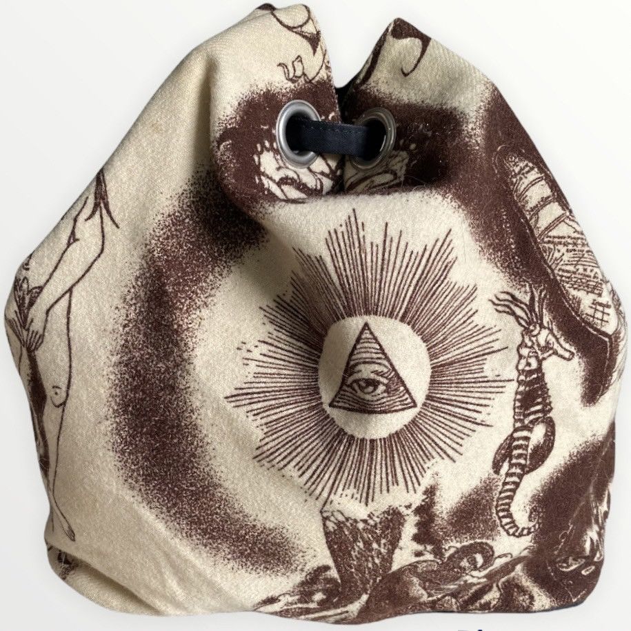Pre-owned Jean Paul Gaultier Illuminati Tattooed Bag In Multicolor