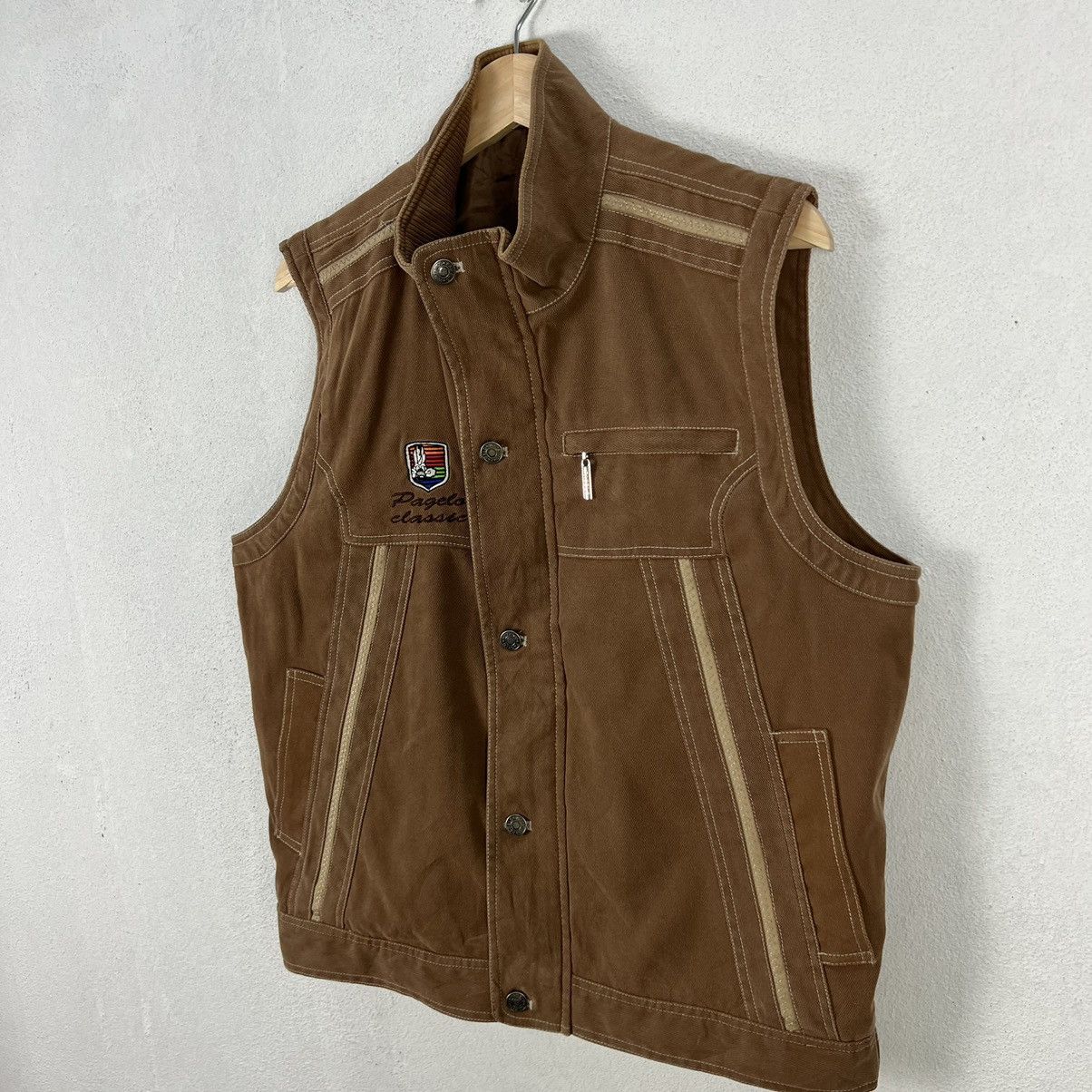 Japanese Brand VINTAGE PAGELO MULTI POCKET UTILITY VEST CARGO Size US M / EU 48-50 / 2 - 2 Thumbnail