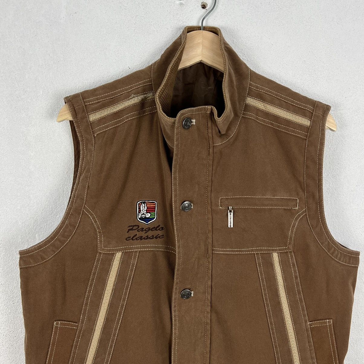 Japanese Brand VINTAGE PAGELO MULTI POCKET UTILITY VEST CARGO Size US M / EU 48-50 / 2 - 3 Thumbnail