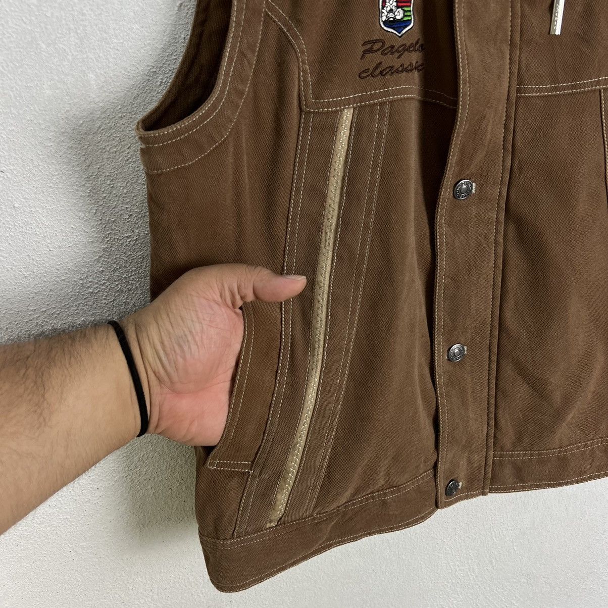 Japanese Brand VINTAGE PAGELO MULTI POCKET UTILITY VEST CARGO Size US M / EU 48-50 / 2 - 6 Thumbnail