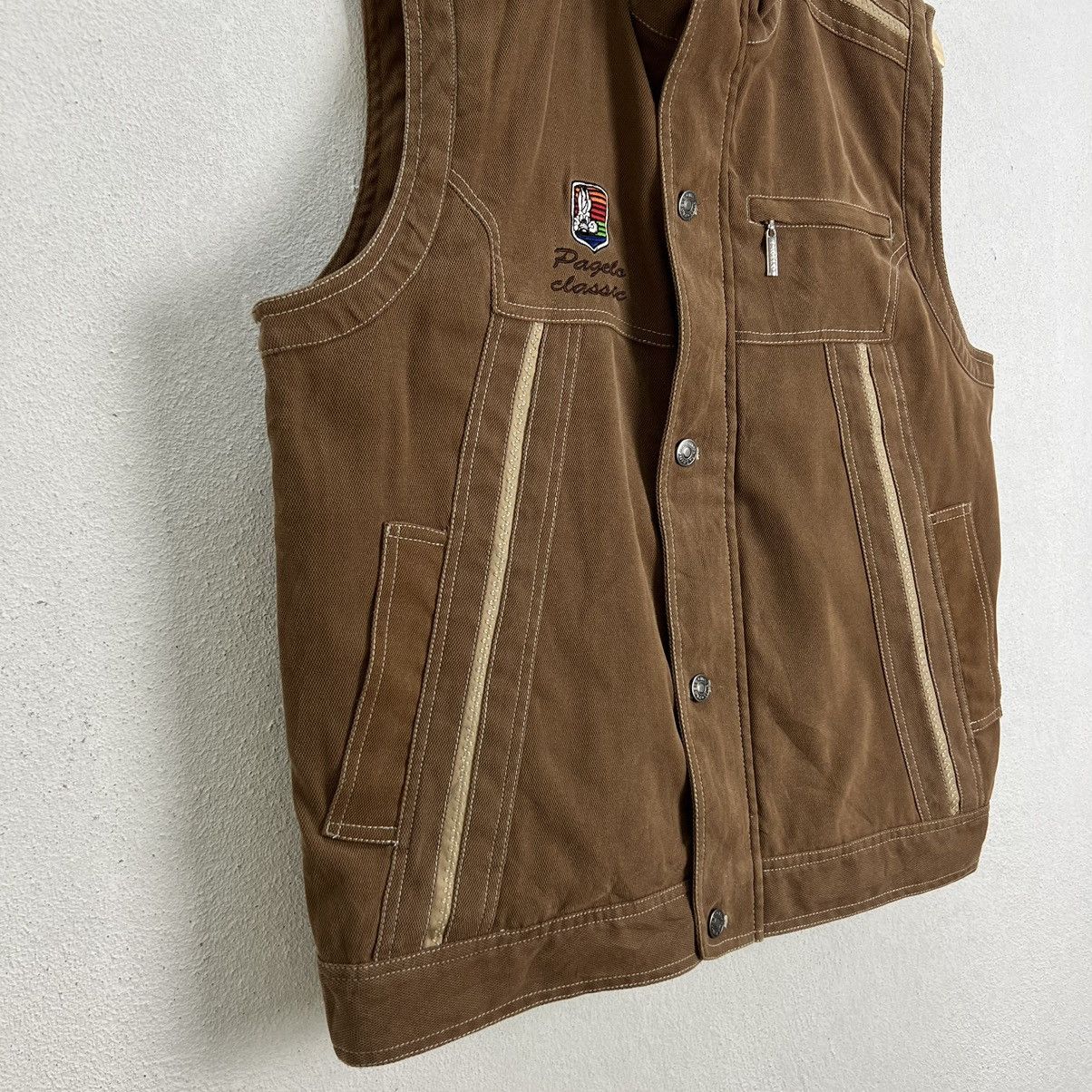 Japanese Brand VINTAGE PAGELO MULTI POCKET UTILITY VEST CARGO Size US M / EU 48-50 / 2 - 4 Thumbnail