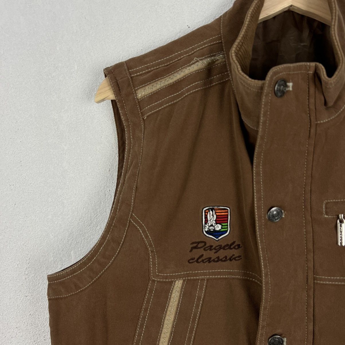 Japanese Brand VINTAGE PAGELO MULTI POCKET UTILITY VEST CARGO Size US M / EU 48-50 / 2 - 5 Thumbnail