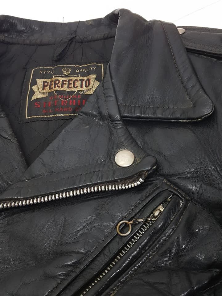 Schott × Vintage Vintage 50's 60's Schott Perfecto One Star Leather Jacket Size US XXS / EU 40 - 9 Thumbnail