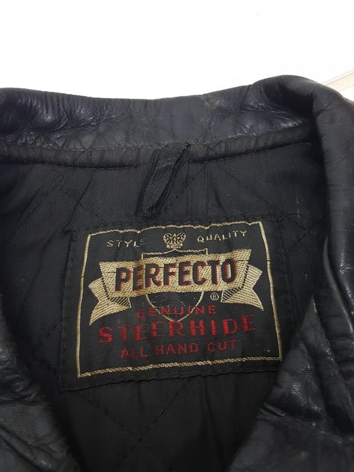 Schott × Vintage Vintage 50's 60's Schott Perfecto One Star Leather Jacket Size US XXS / EU 40 - 6 Thumbnail