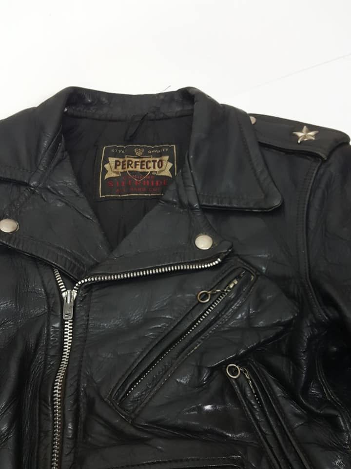 Schott × Vintage Vintage 50's 60's Schott Perfecto One Star Leather Jacket Size US XXS / EU 40 - 8 Thumbnail