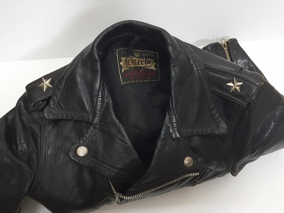Schott × Vintage Vintage 50's 60's Schott Perfecto One Star Leather Jacket Size US XXS / EU 40 - 7 Thumbnail