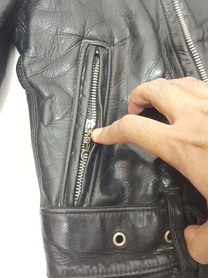 Schott × Vintage Vintage 50's 60's Schott Perfecto One Star Leather Jacket Size US XXS / EU 40 - 22 Thumbnail