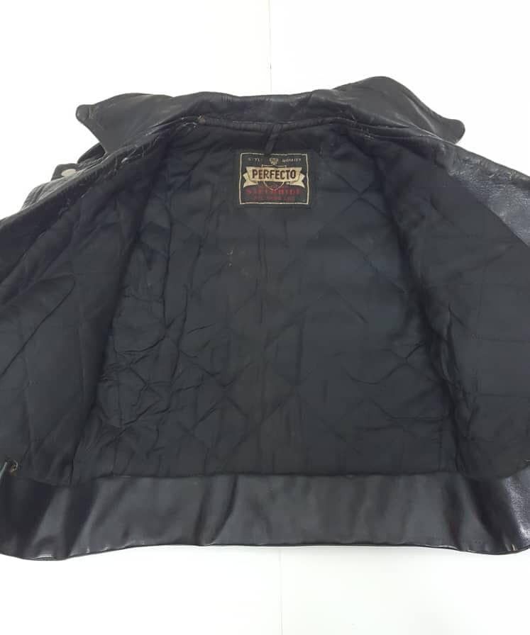 Schott × Vintage Vintage 50's 60's Schott Perfecto One Star Leather Jacket Size US XXS / EU 40 - 5 Thumbnail