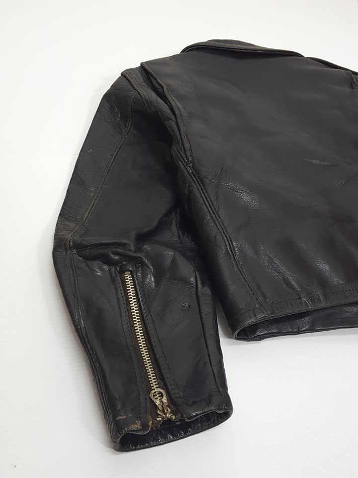 Schott × Vintage Vintage 50's 60's Schott Perfecto One Star Leather Jacket Size US XXS / EU 40 - 11 Thumbnail