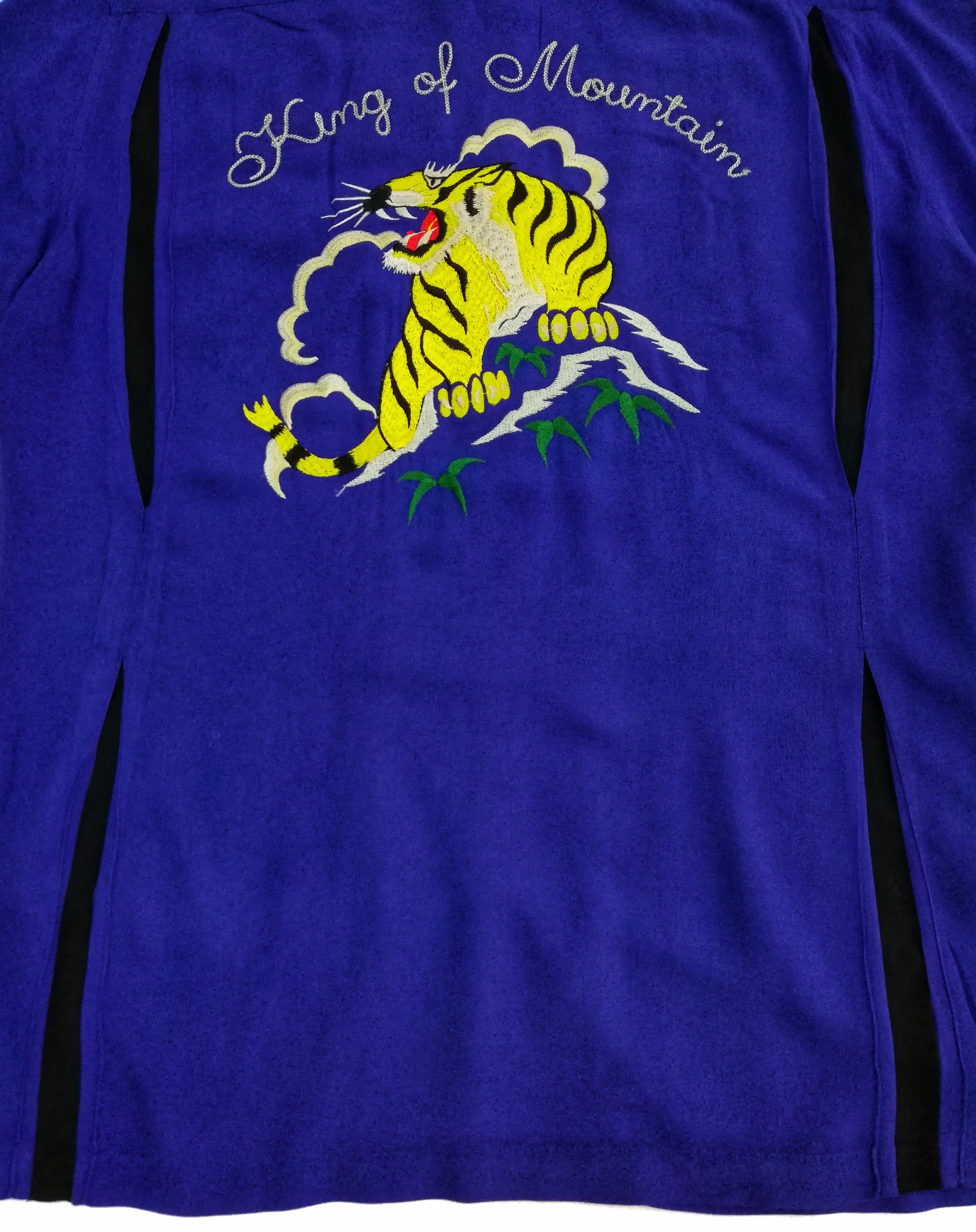 Japanese Brand 🔥Browny Kemg Of Mountain Sukajan Tiger 🐅 Embroidery Shirt Size US M / EU 48-50 / 2 - 8 Thumbnail