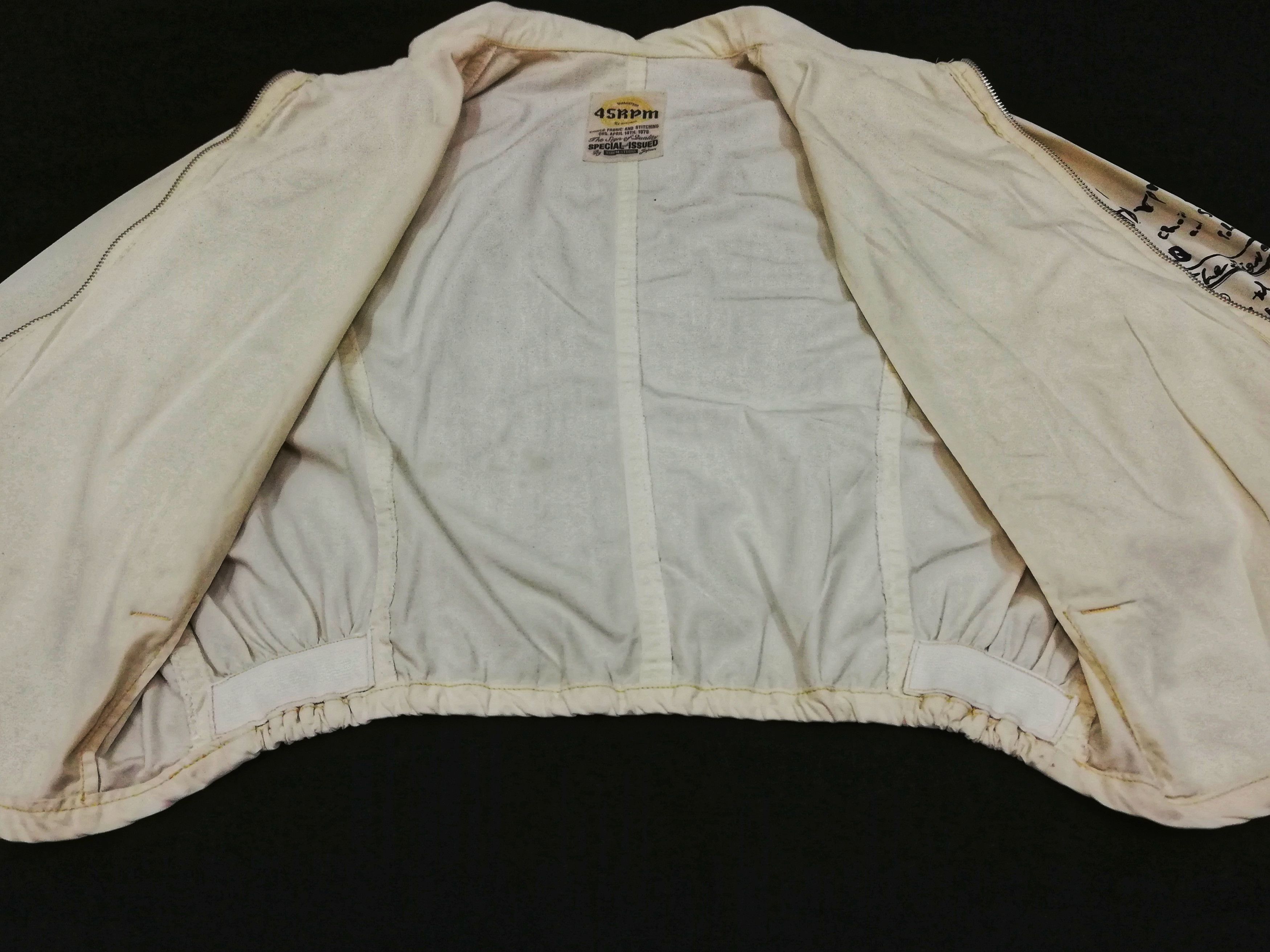 45rpm 🔥45 rpm Studio Japan White Minimalist Zipper Jacket🔥 Size US M / EU 48-50 / 2 - 7 Thumbnail