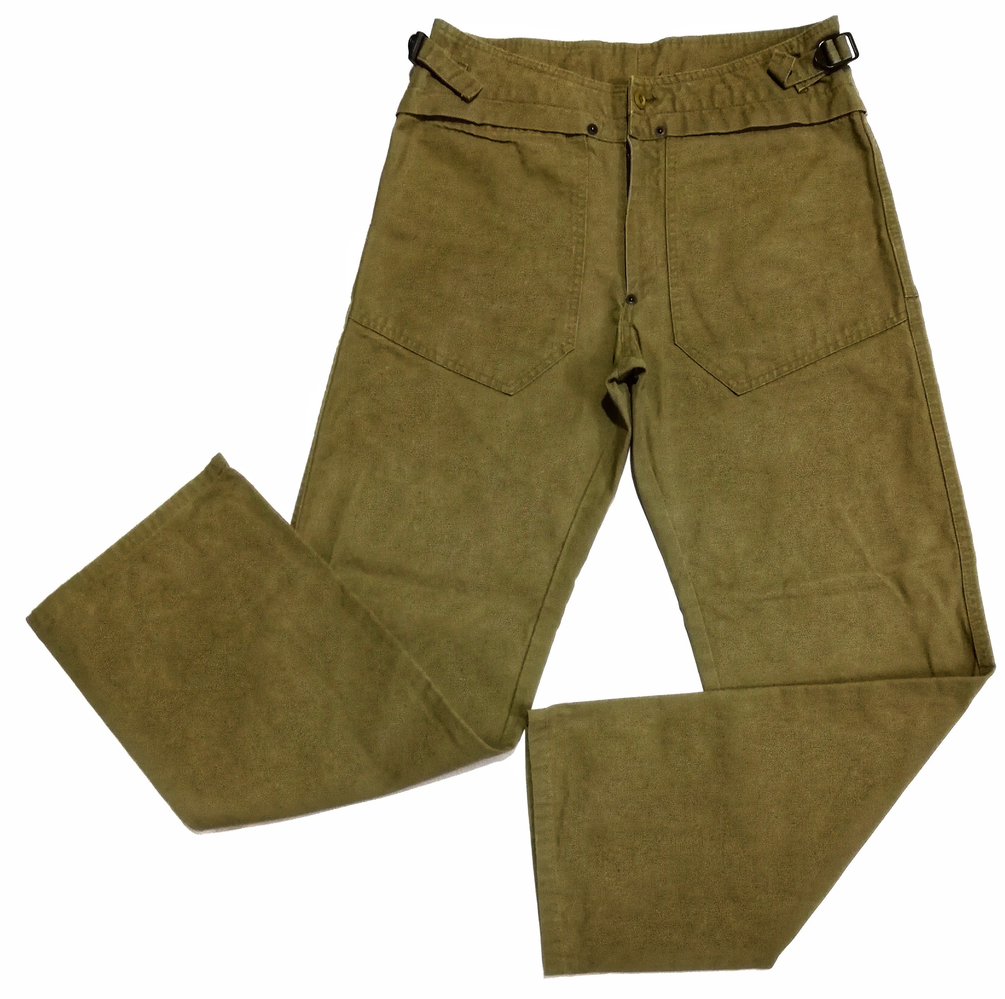 image of R.newbold By Paul Smith Trouser Buckle-Back Classic in Beige, Men's (Size 29)