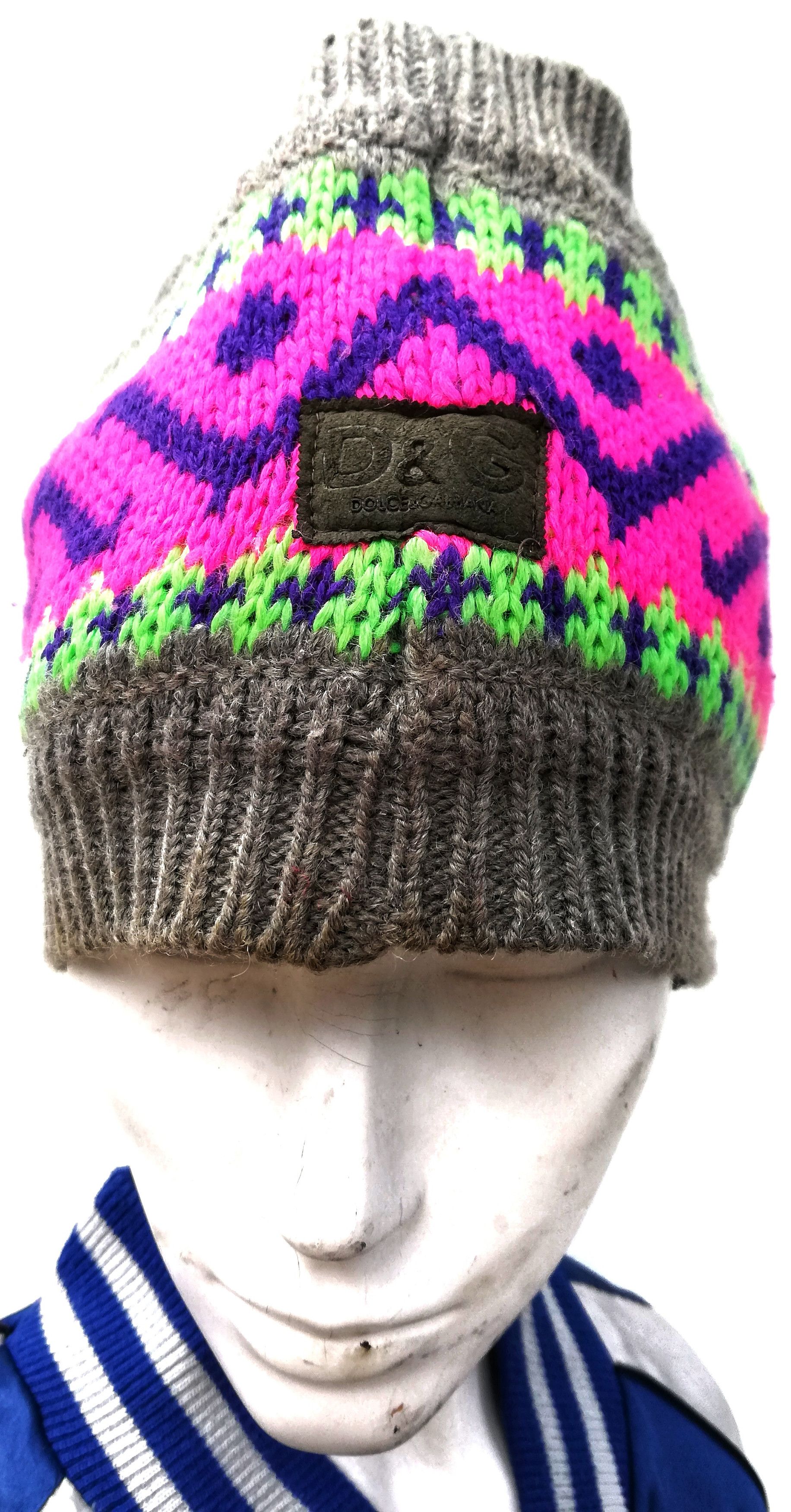 Dolce & Gabbana 🔥Very Rare!!! Dolce & Gabbana Knitwear Beanie Hat🔥 Size ONE SIZE - 9 Thumbnail