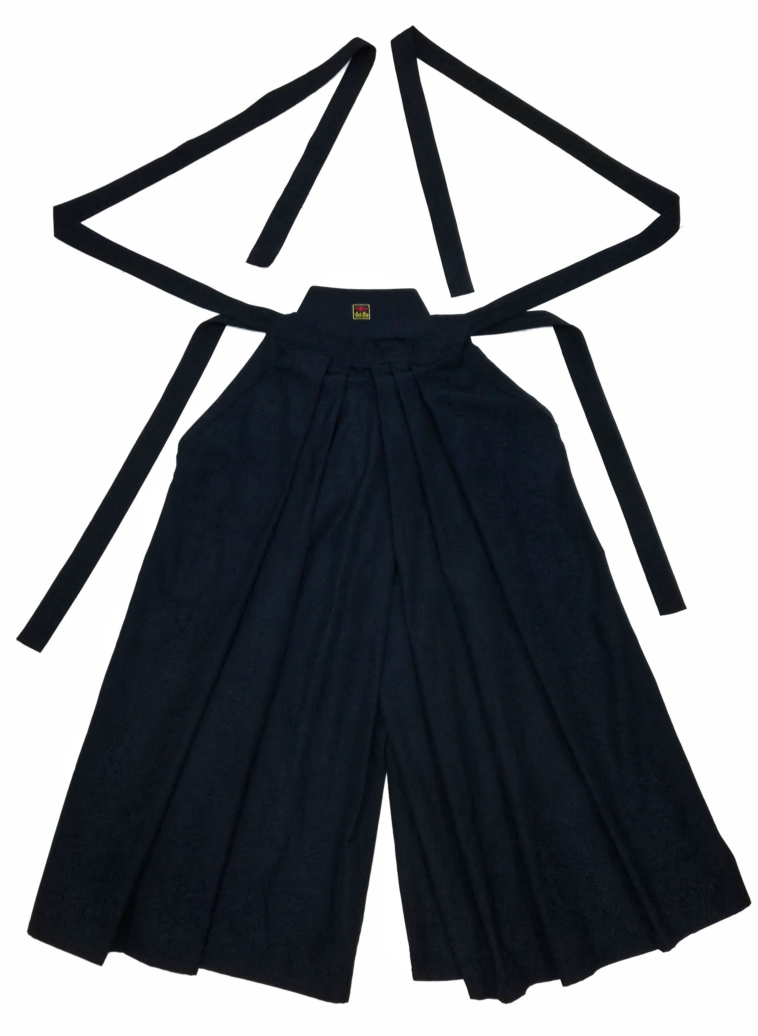 Indigo × Japanese Brand 🔥Japanese Traditional Kimono Hakama Wide Pants/Monpe Pants Size US 31 - 1 Thumbnail