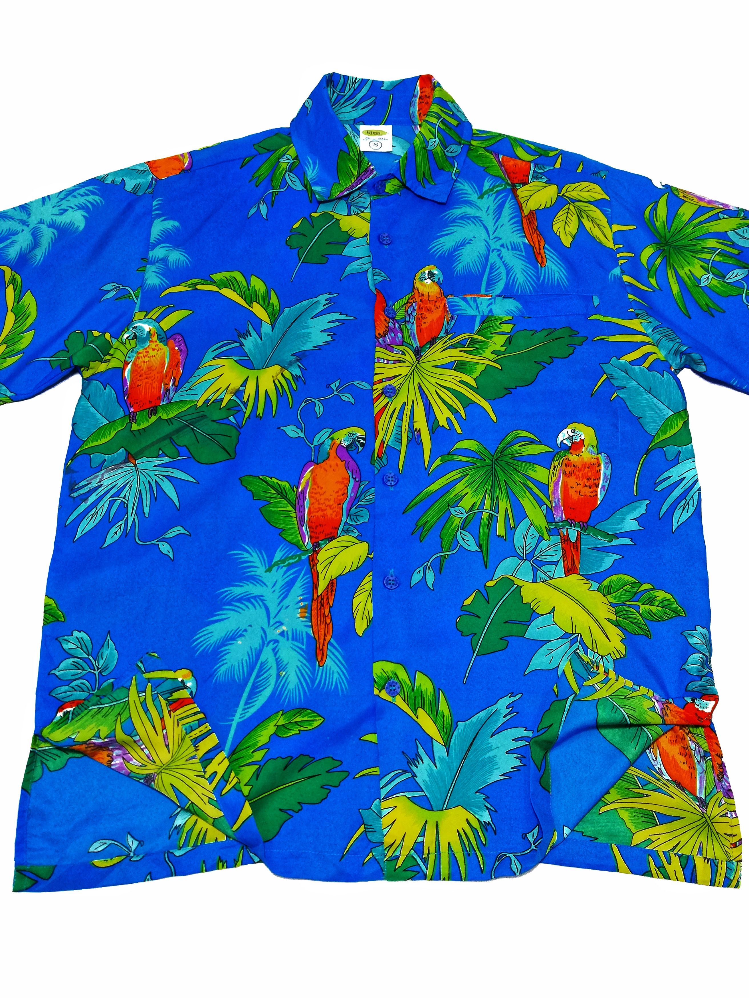 Vintage 🔥Vintage Japanese Design Sun surf Shirts/Rockabilly Shirt Size US S / EU 44-46 / 1 - 8 Thumbnail