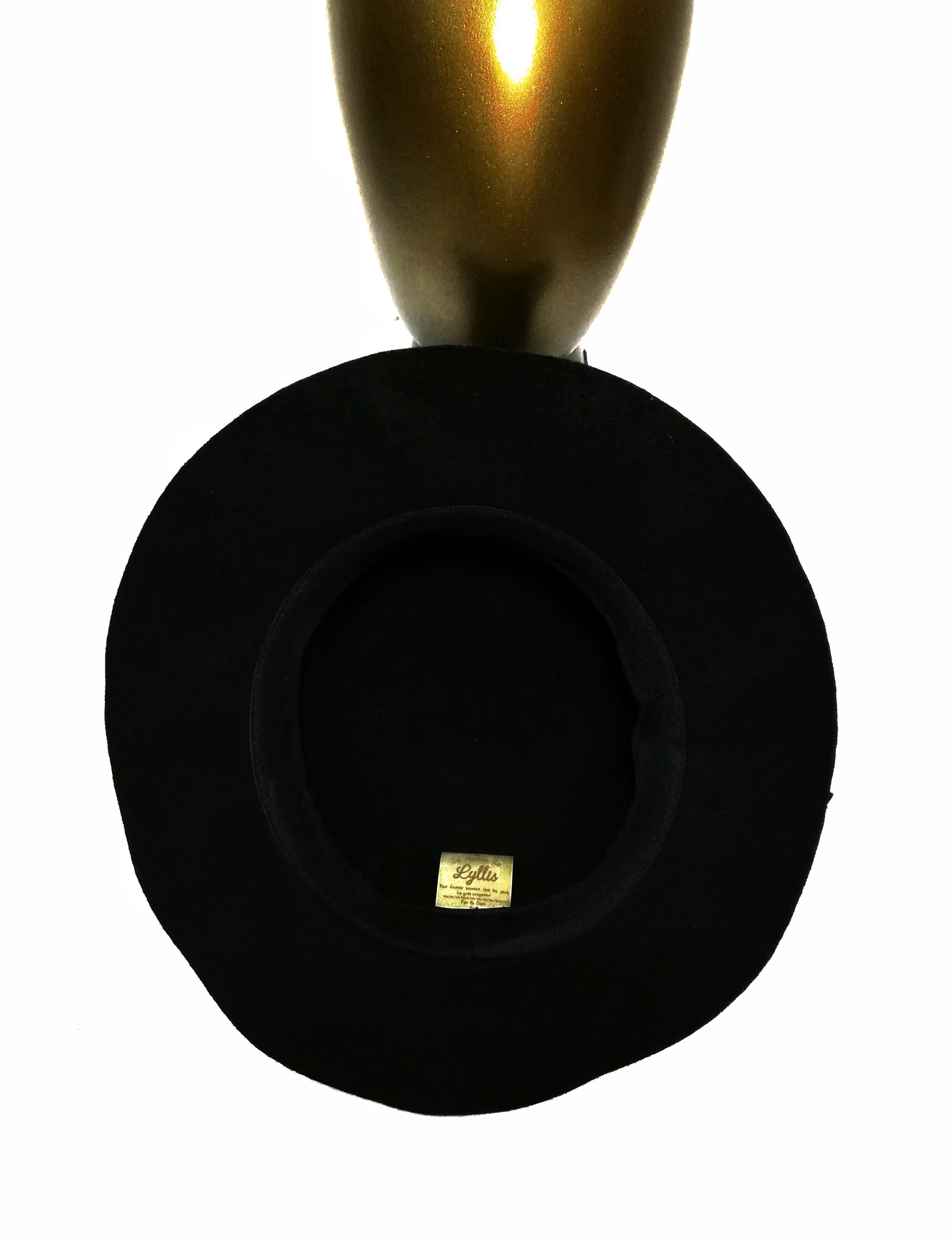 BEAUTY&YOUTH 🔥Lyllis Hat Black Long Brim Plain Wool Hats🔥 Size ONE SIZE - 11 Thumbnail