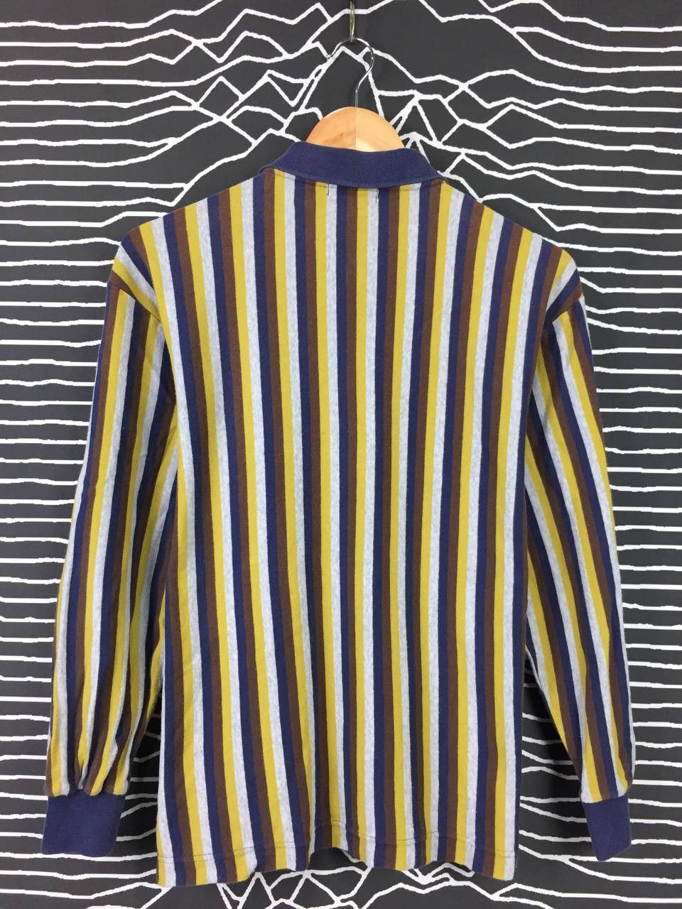 Sergio Tacchini Vtg 90s Sergio Tachini Stripe Longsleeve Tee Size US M / EU 48-50 / 2 - 8 Thumbnail