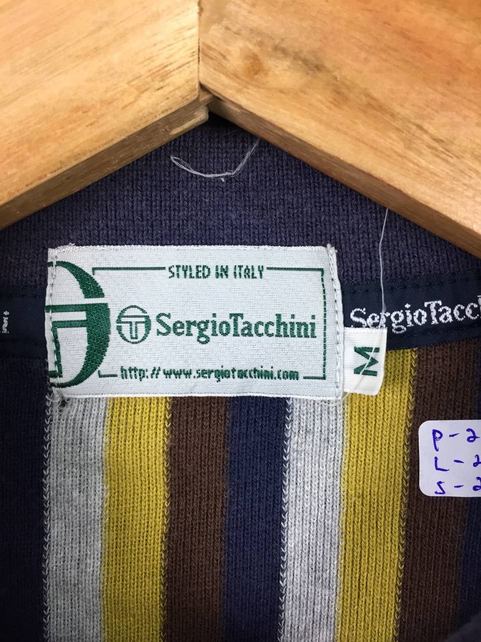Sergio Tacchini Vtg 90s Sergio Tachini Stripe Longsleeve Tee Size US M / EU 48-50 / 2 - 4 Thumbnail