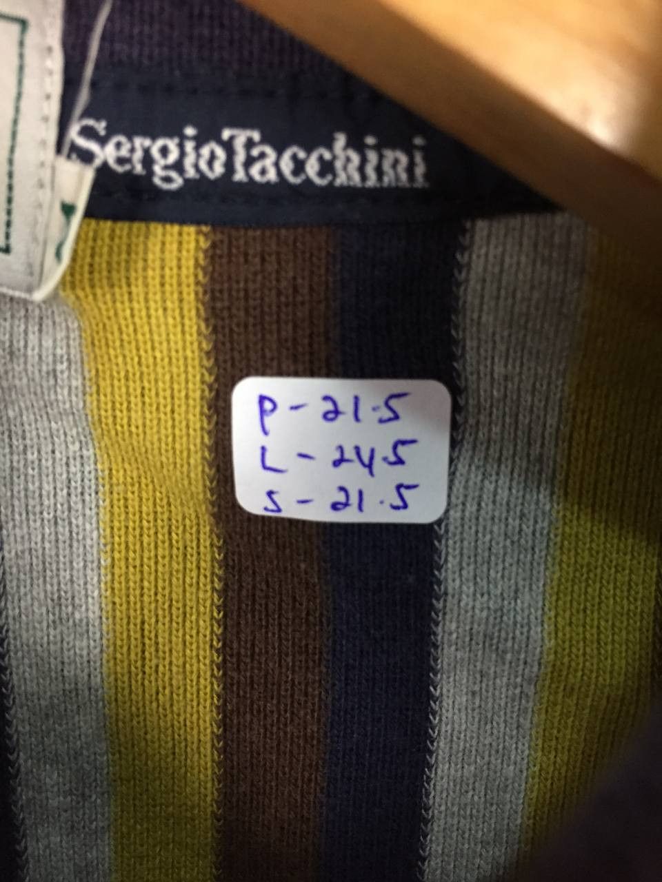 Sergio Tacchini Vtg 90s Sergio Tachini Stripe Longsleeve Tee Size US M / EU 48-50 / 2 - 9 Thumbnail