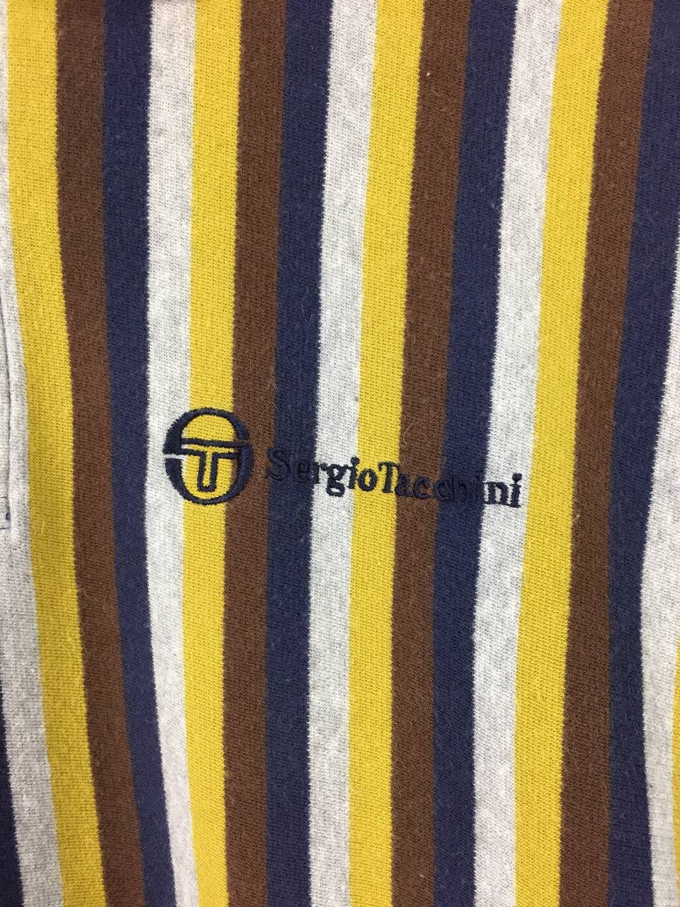 Sergio Tacchini Vtg 90s Sergio Tachini Stripe Longsleeve Tee Size US M / EU 48-50 / 2 - 5 Thumbnail