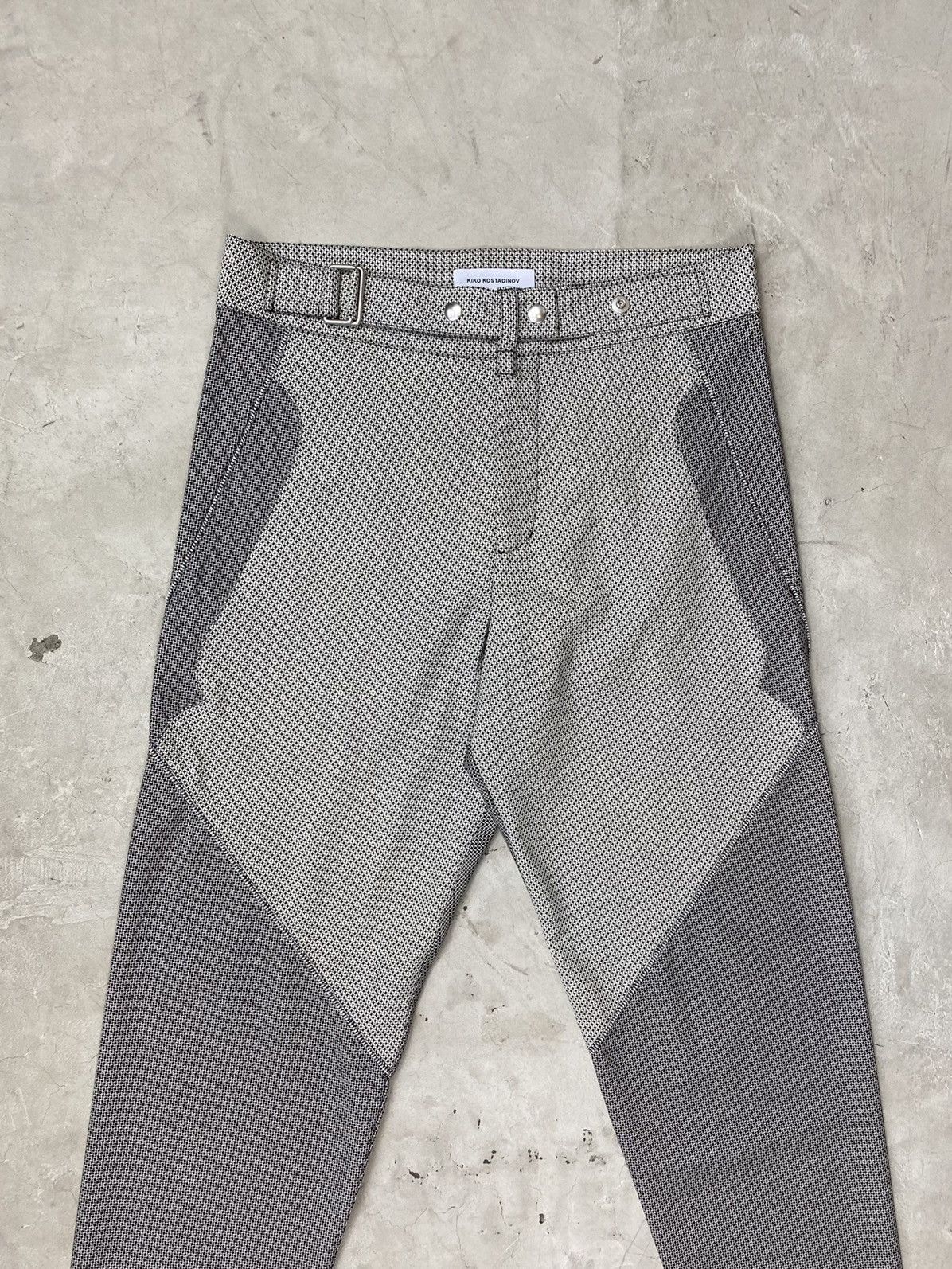 Kiko Kostadinov 2019 Kiko Kostadinov Midnight Stripe Rex Trousers Size US 34 / EU 50 - 3 Thumbnail
