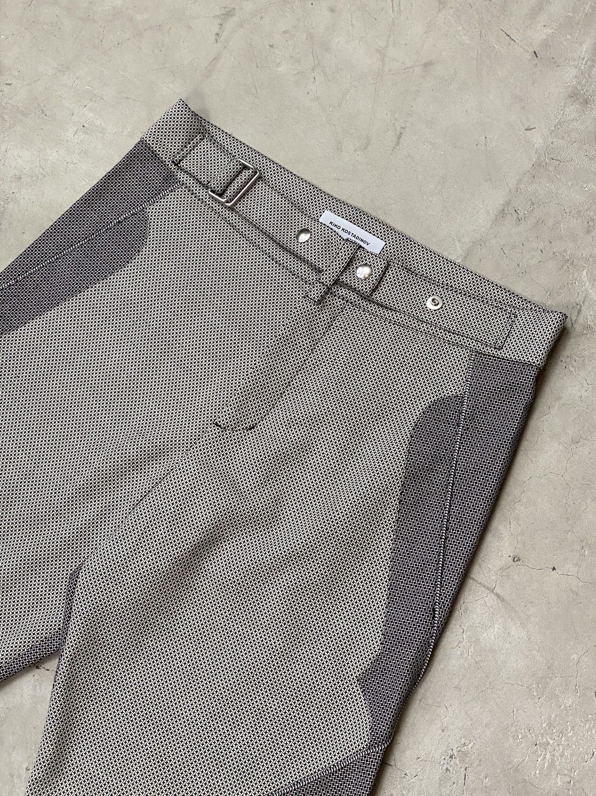 Kiko Kostadinov 2019 Kiko Kostadinov Midnight Stripe Rex Trousers Size US 34 / EU 50 - 4 Thumbnail